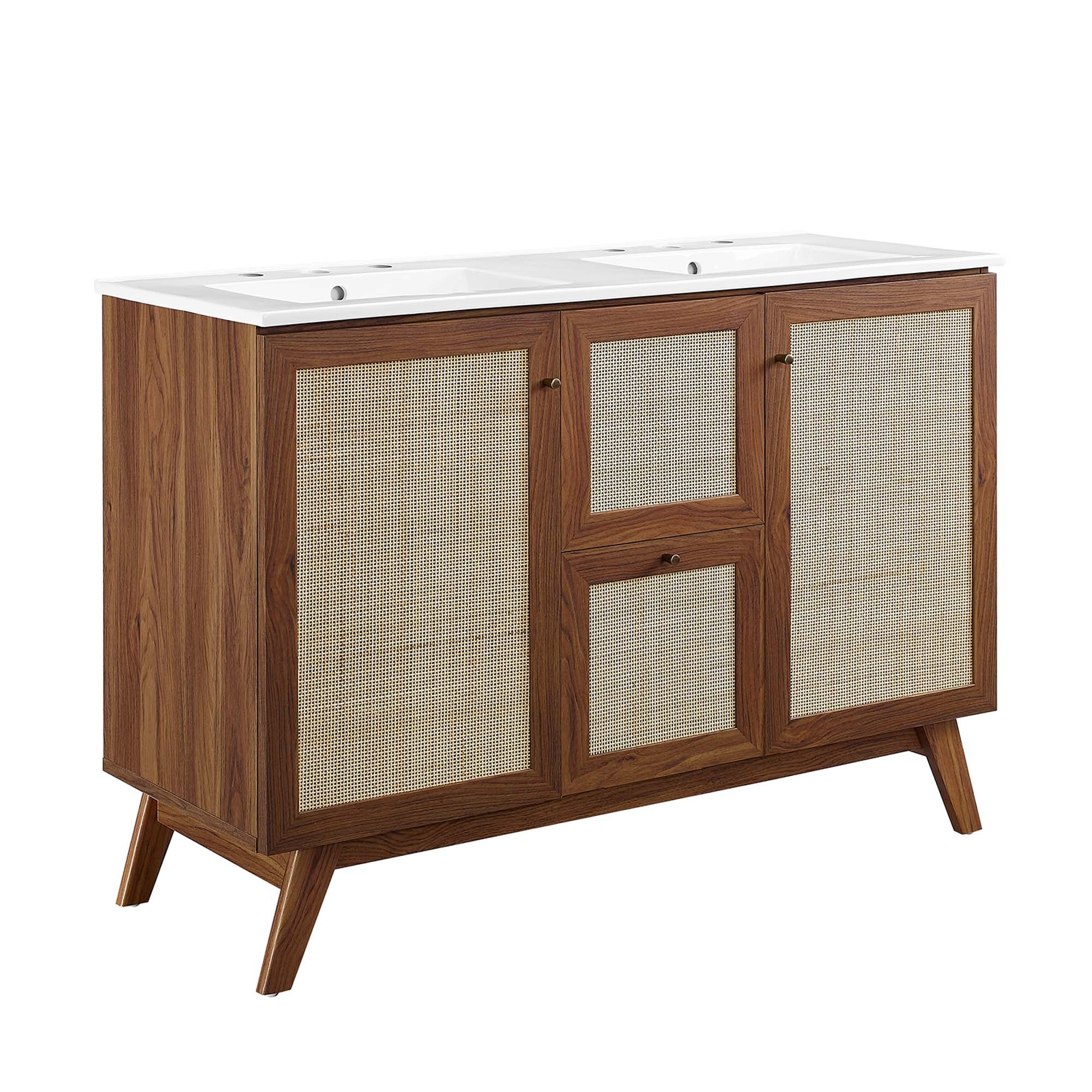 Soma 48" Double Sink Bathroom Vanity by Modway