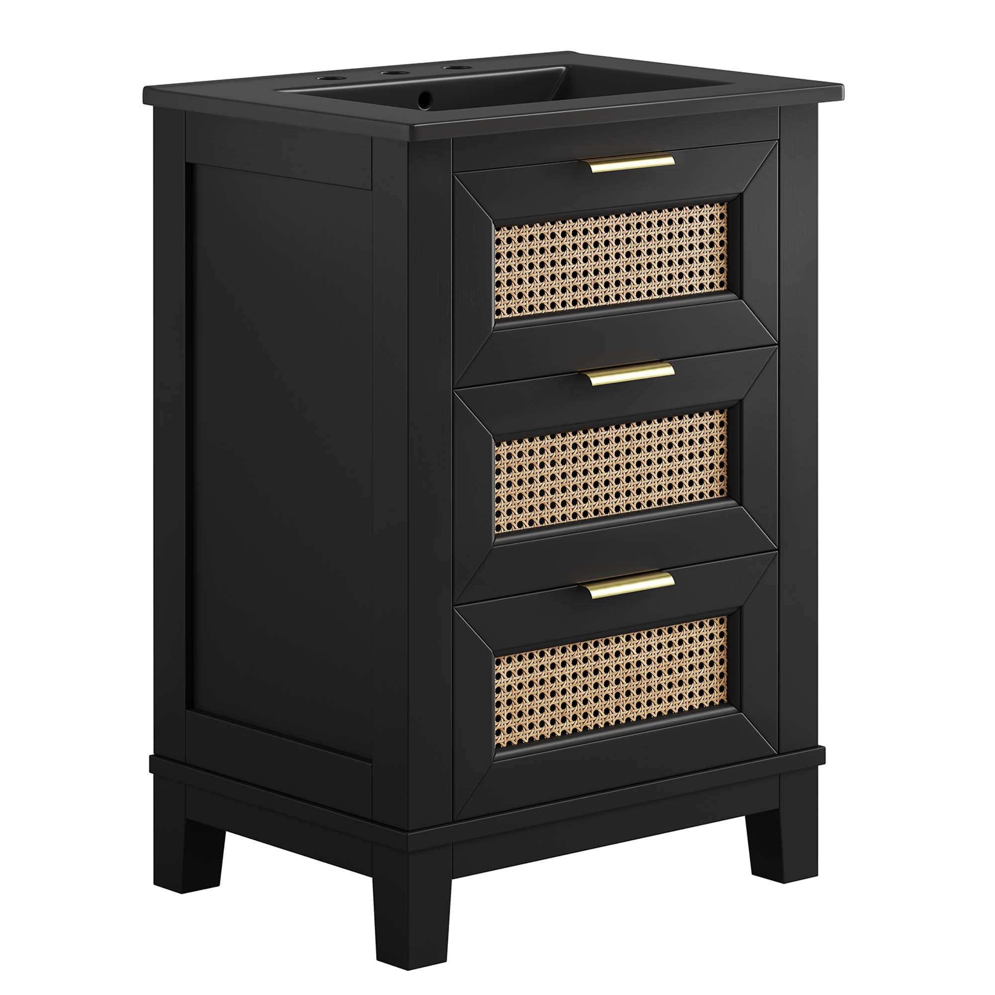 Dixie 24" Solid Wood Bathroom Vanity Cabinet by Modway