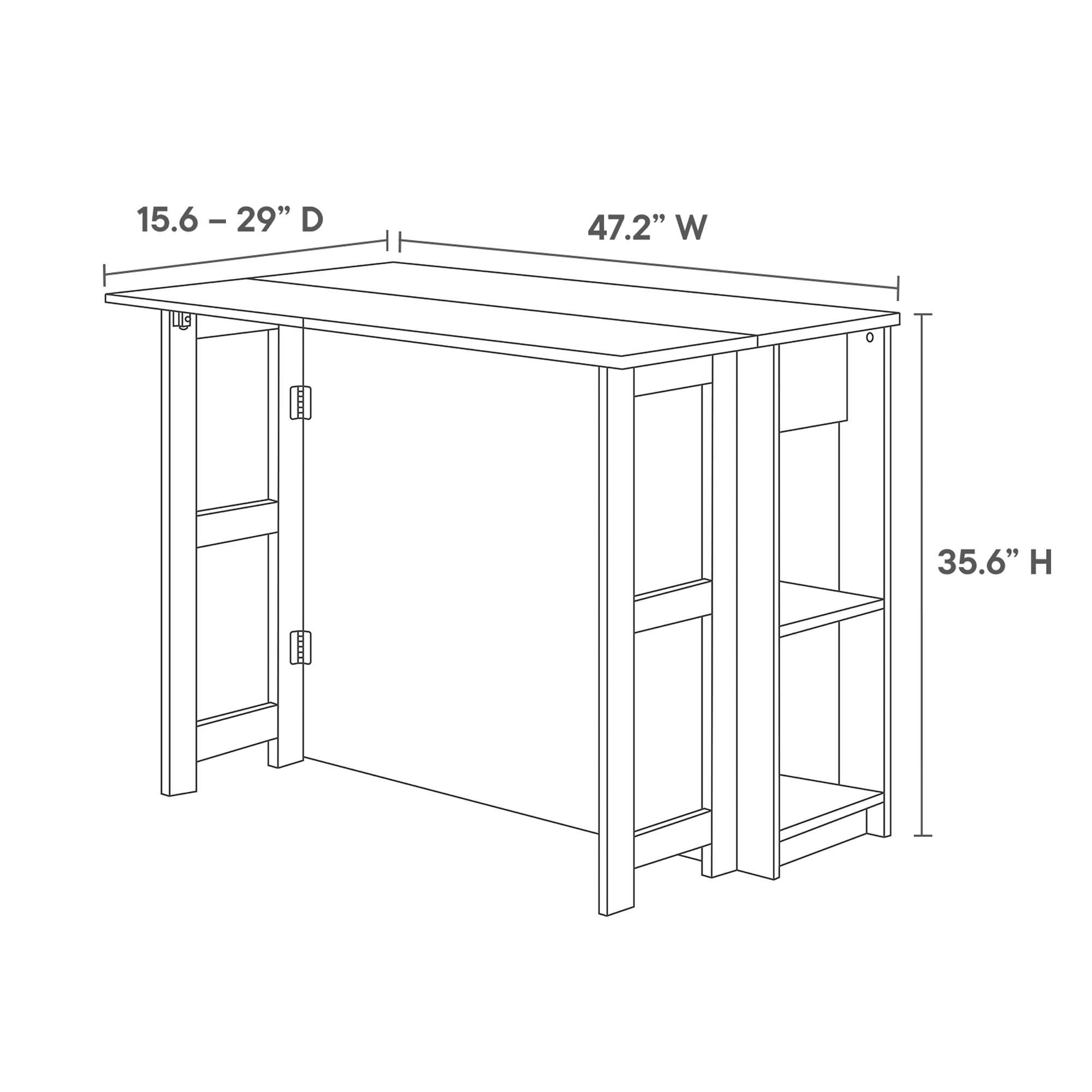 Meadowbrook 3-Piece Kitchen Island and Stool Set by Modway - Best Buy Furniture