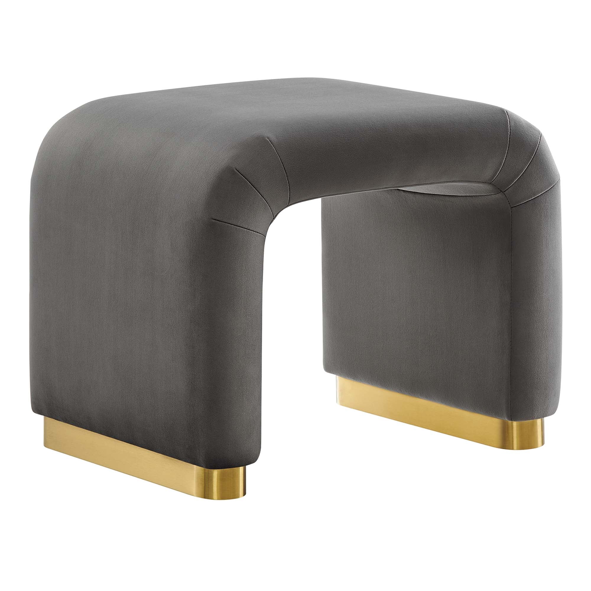 Koda Performance Velvet Waterfall Stool by Modway