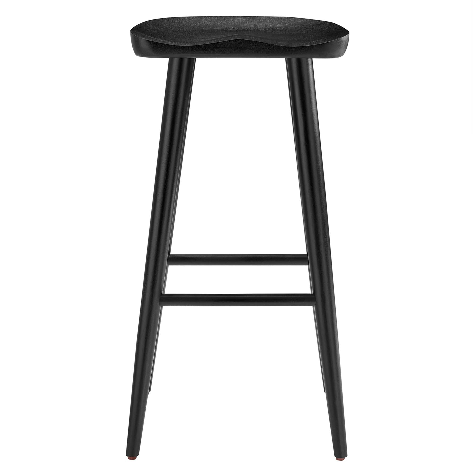 Saville Backless Wood Bar Stools Set of 2 by Modway
