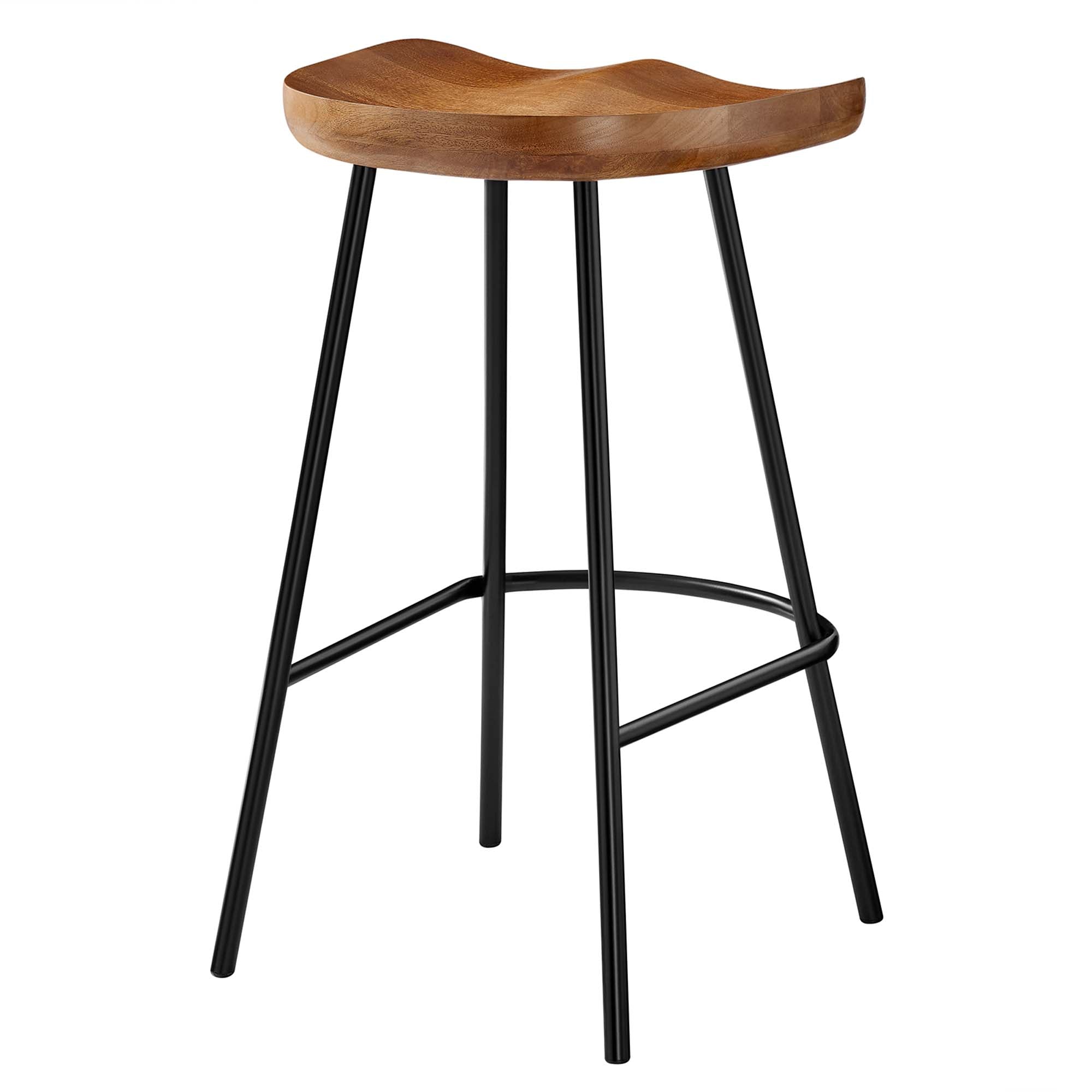 Concord Backless Wood Counter Stools Set of 2 by Modway