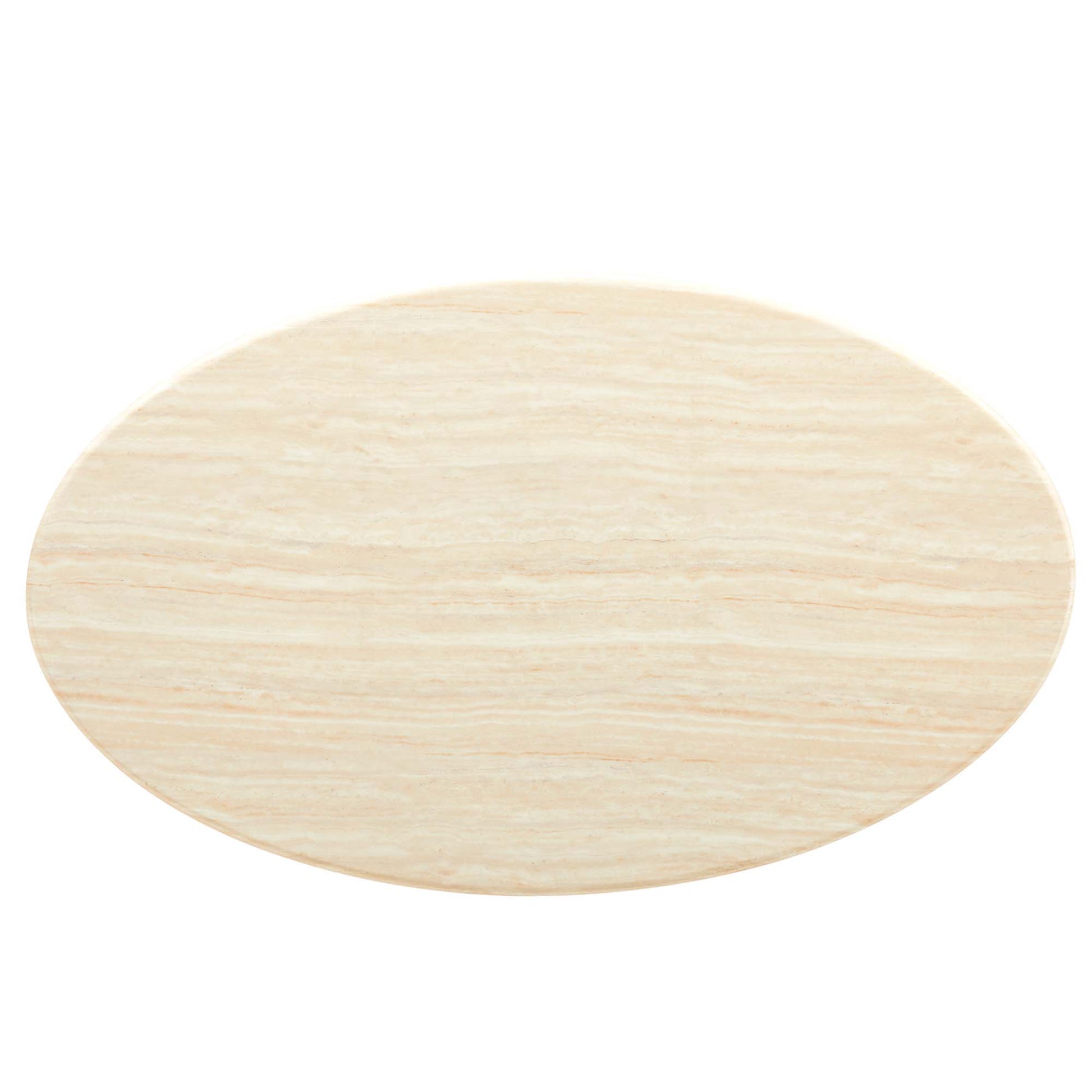 Lippa 60" Oval Faux Travertine Dining Table by Modway - Best Buy Furniture