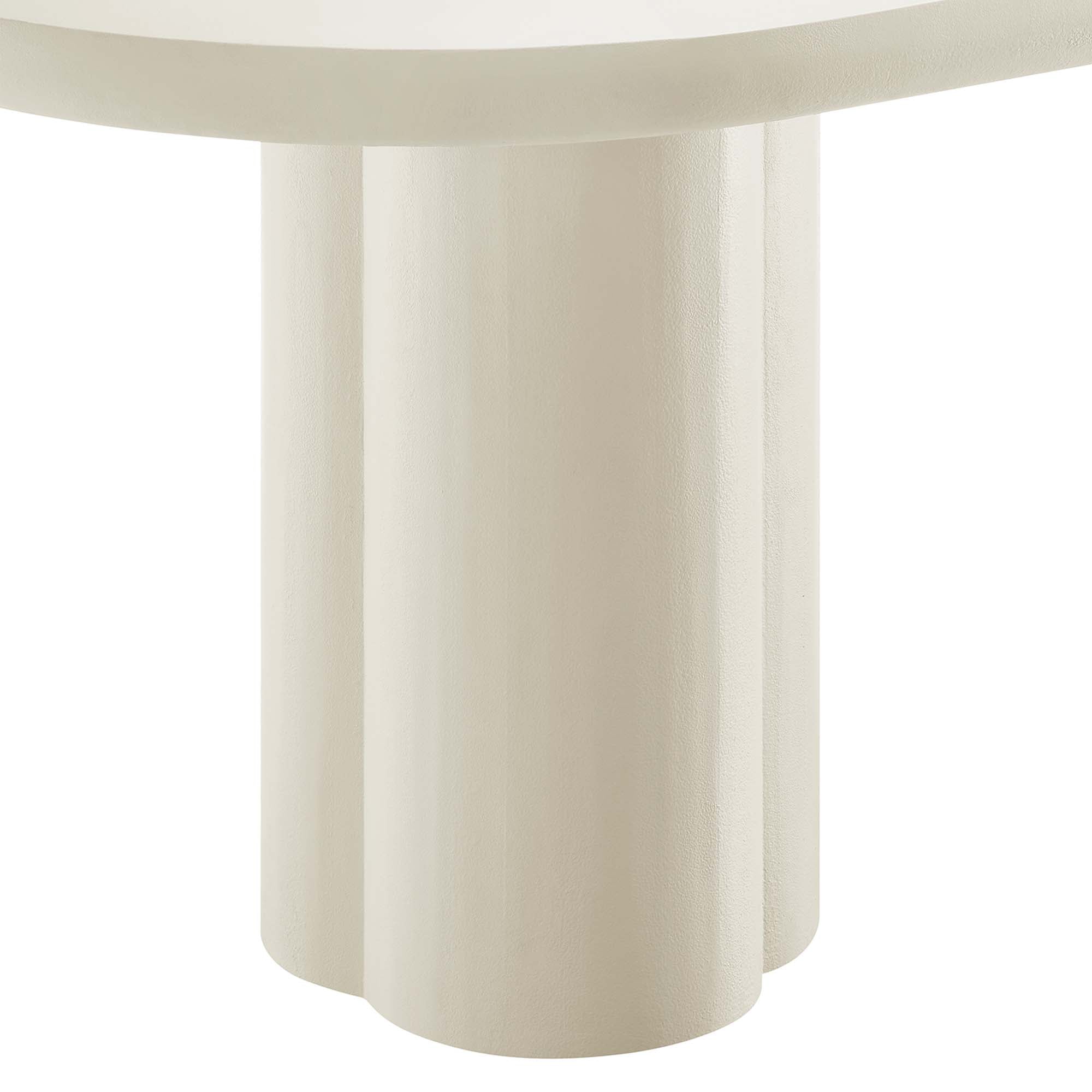 Caspian 72" Oval Concrete Dining Table by Modway