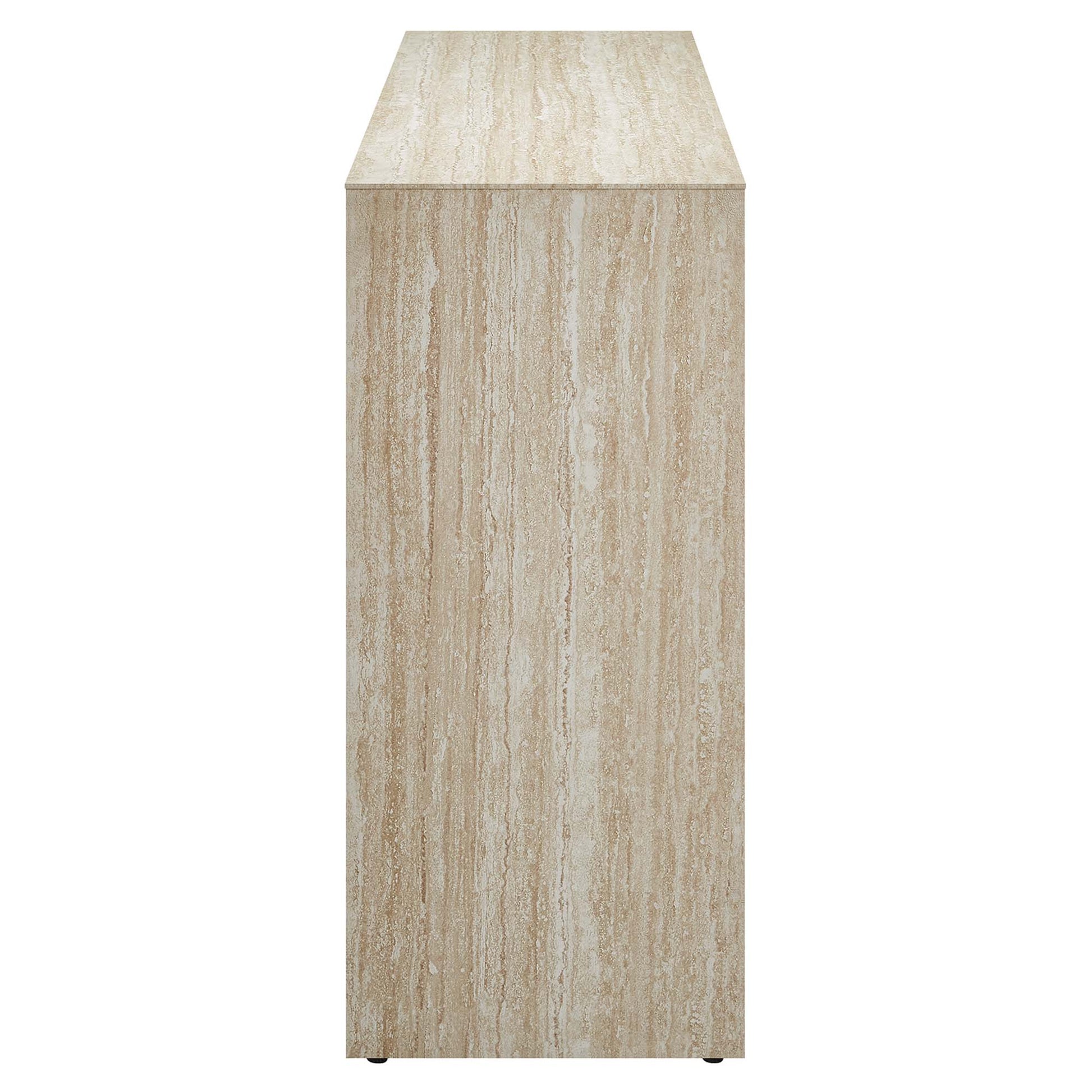 Mirella Faux Travertine Console Table by Modway - Best Buy Furniture