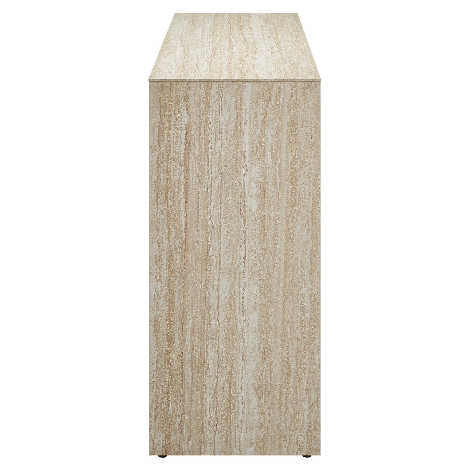 Mirella Faux Travertine Console Table by Modway - Best Buy Furniture