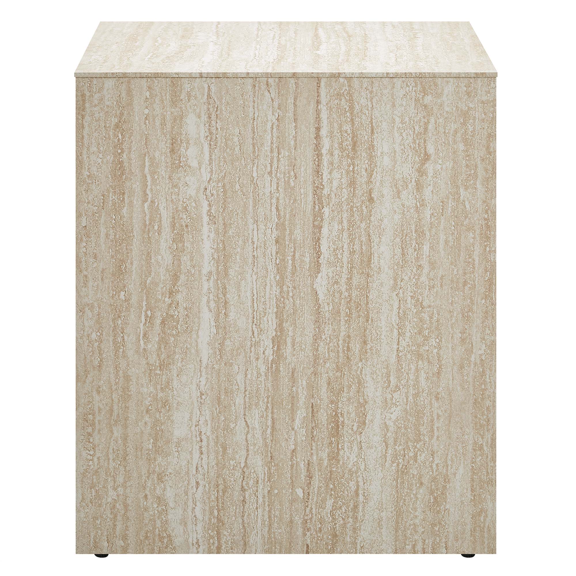 Mirella Faux Travertine Side Table by Modway - Best Buy Furniture