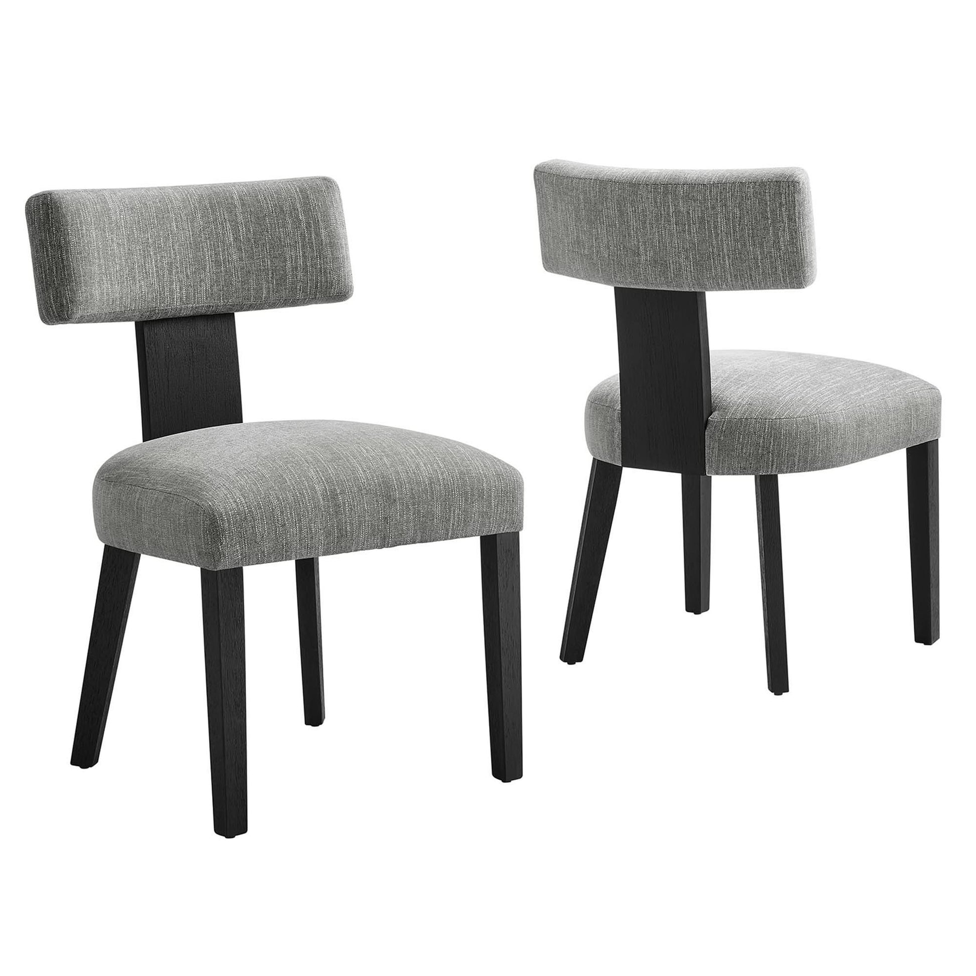 Nalani Fabric Upholstered Dining Chairs Set of 2 by Modway - Best Buy Furniture
