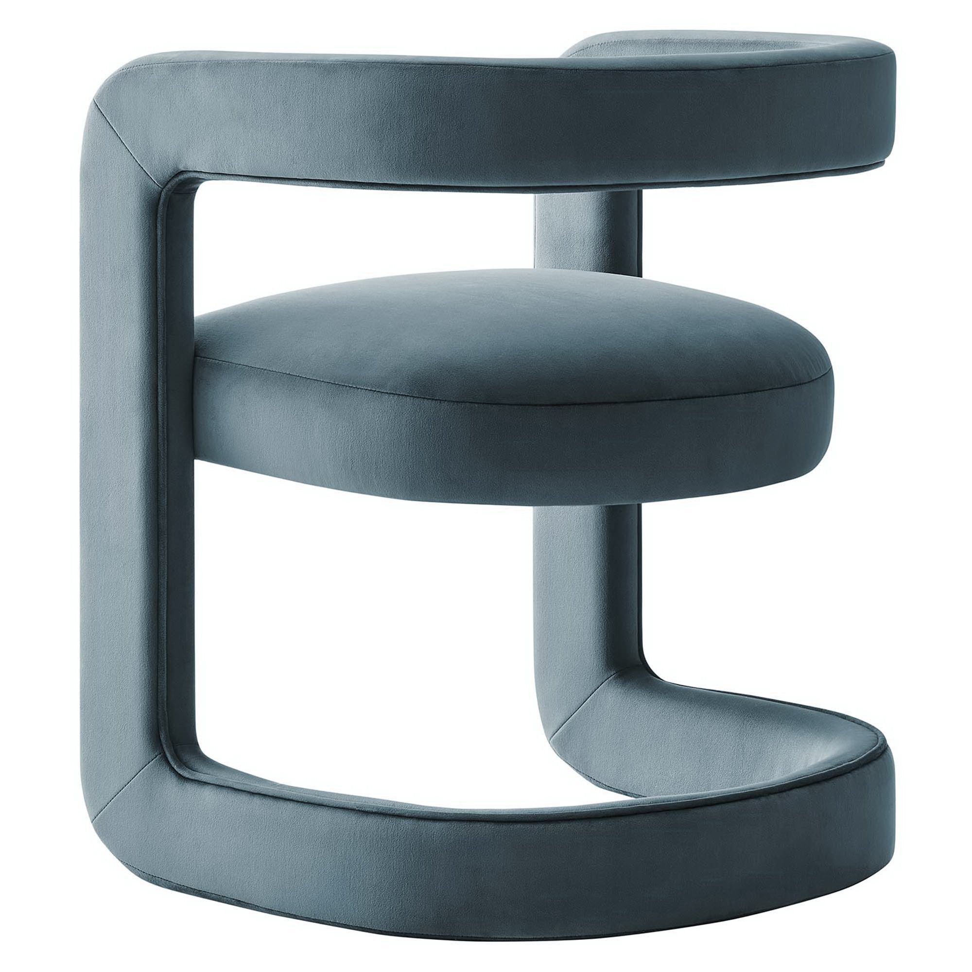 Winslow Barrel Performance Velvet Dining Chair  by Modway