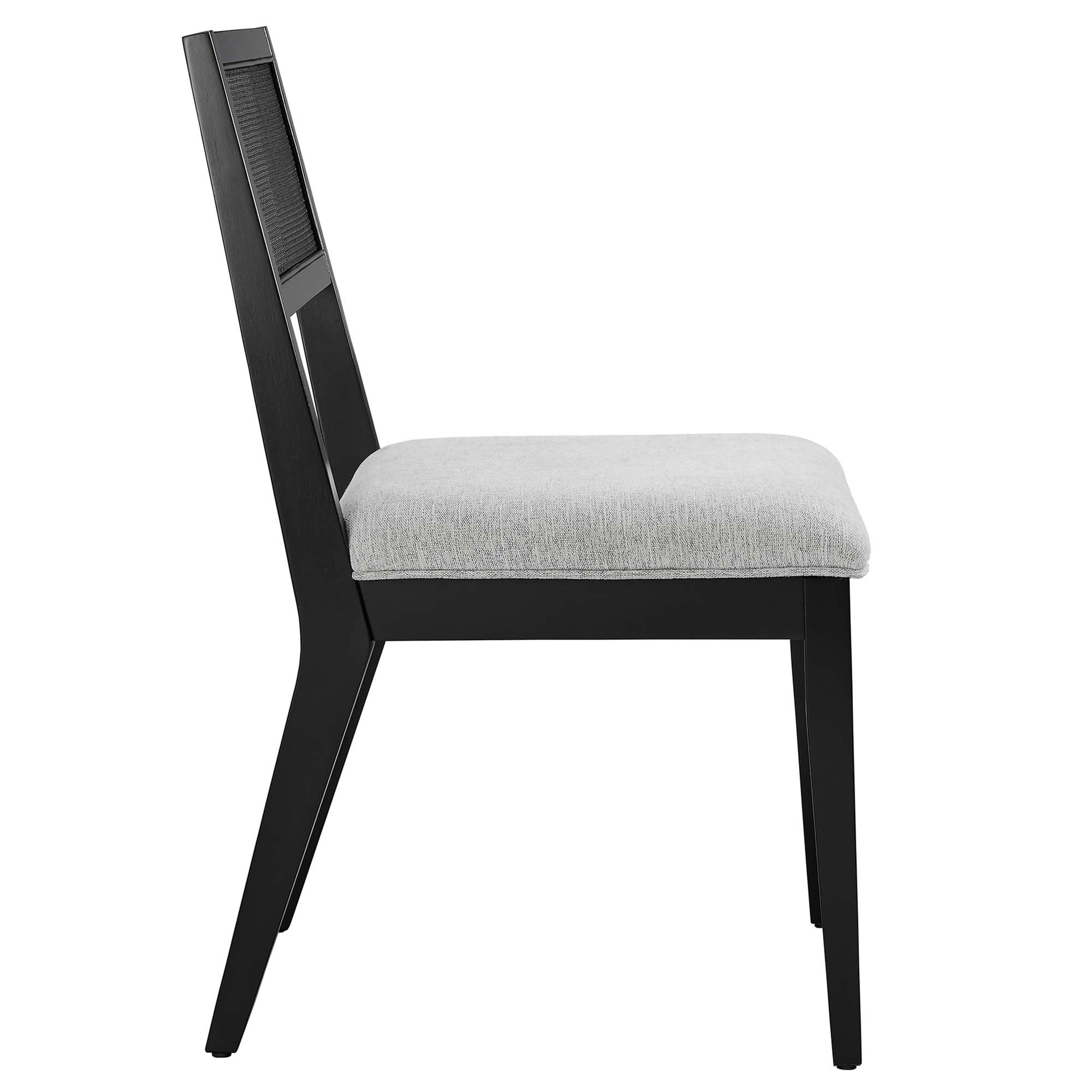 Nimba Faux Rattan Fabric Dining Chairs Set of 2 by Modway - Best Buy Furniture