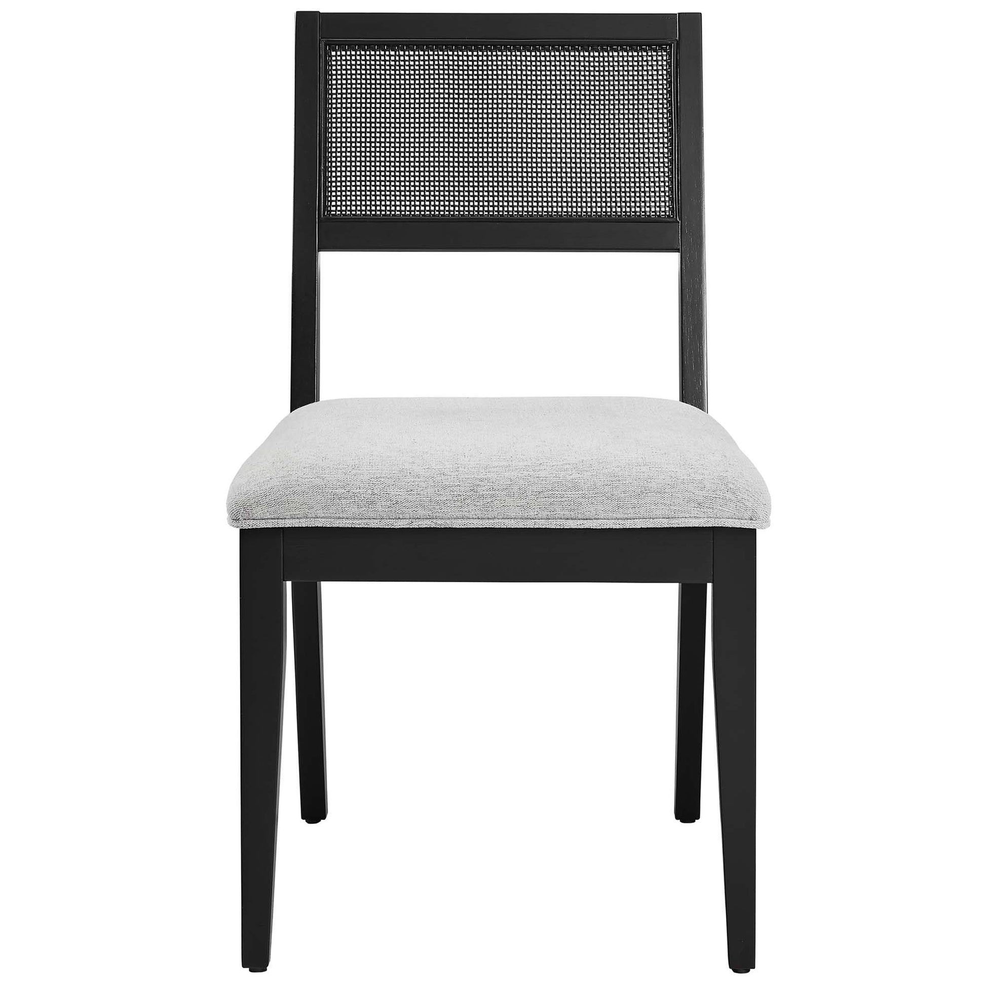 Nimba Faux Rattan Fabric Dining Chairs Set of 2 by Modway - Best Buy Furniture