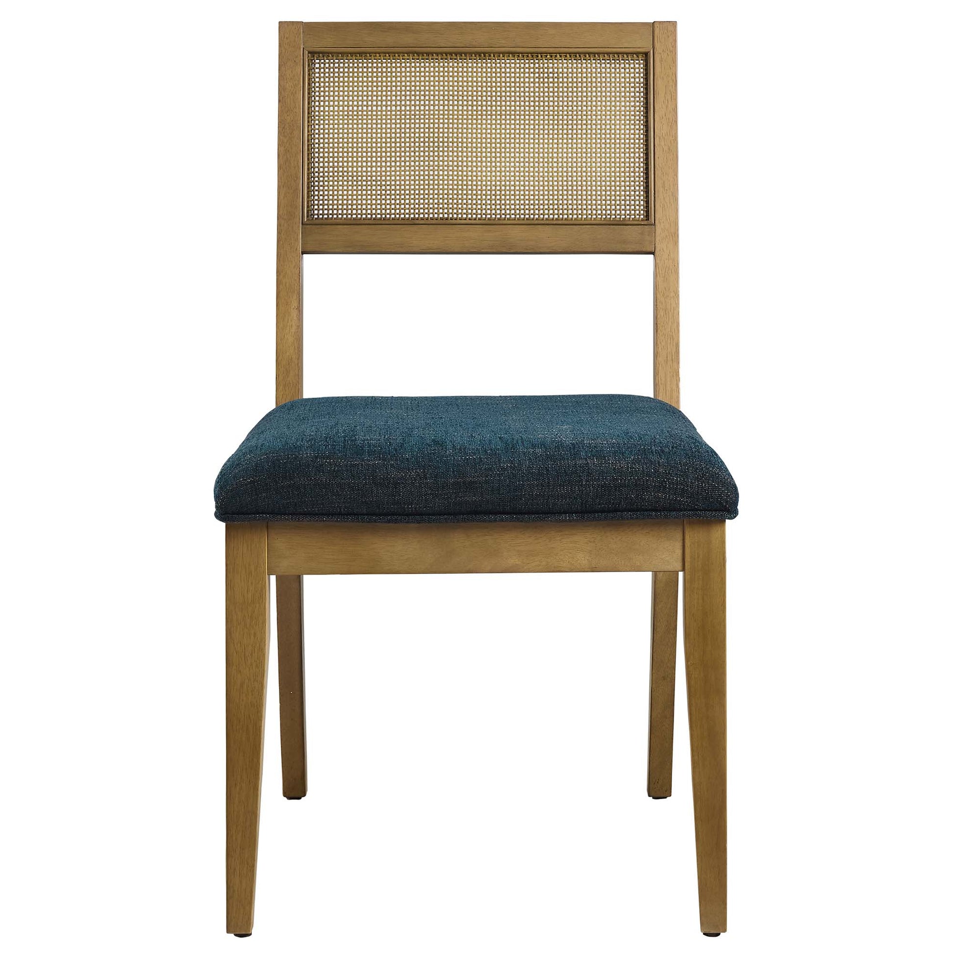 Nimba Faux Rattan Fabric Dining Chairs Set of 2 by Modway - Best Buy Furniture