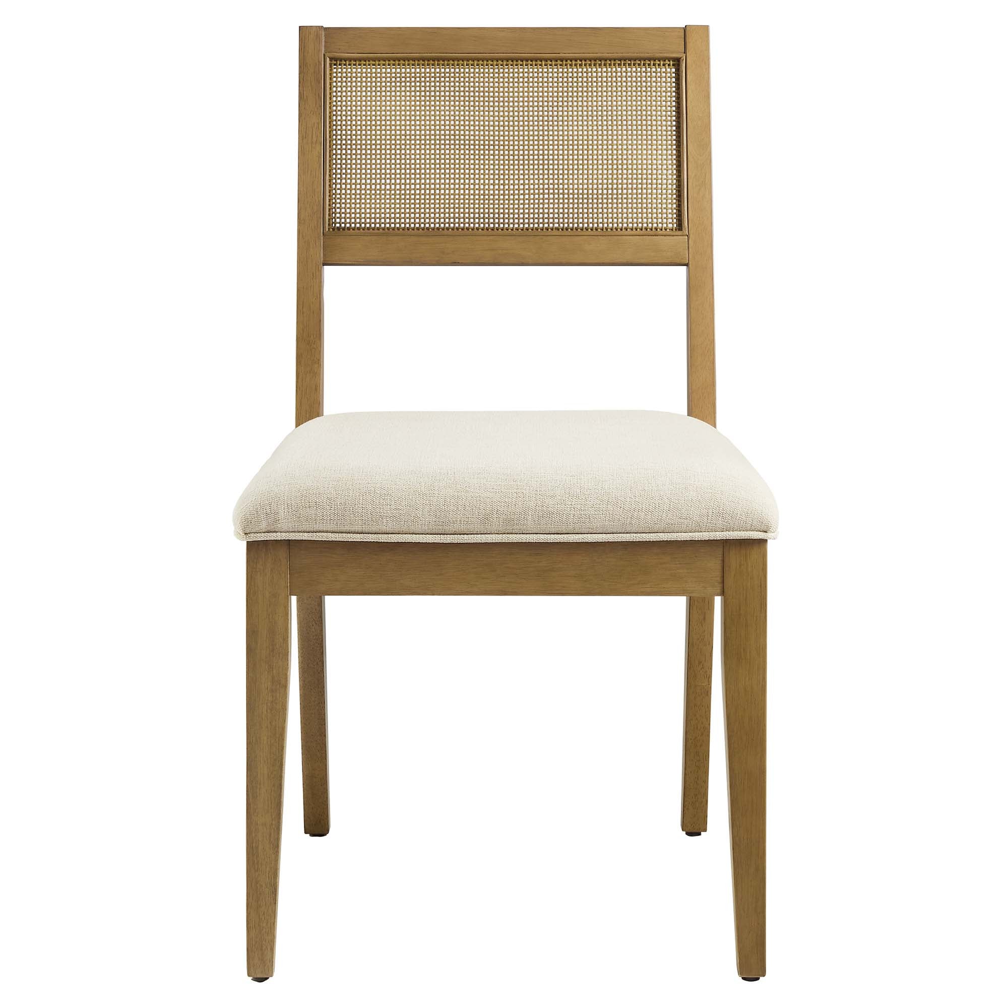 Nimba Faux Rattan Fabric Dining Chairs Set of 2 by Modway - Best Buy Furniture