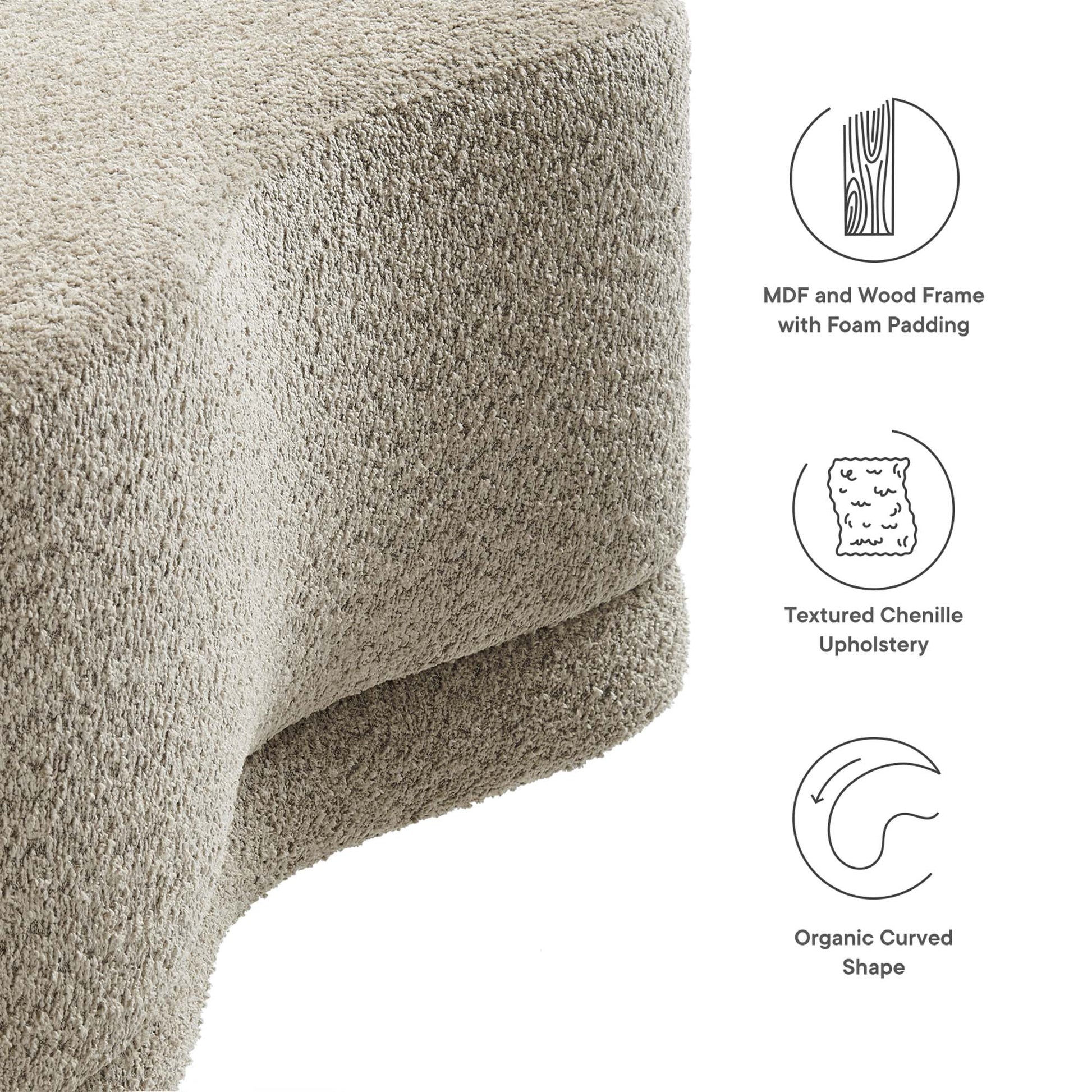 Nimbus 48" Upholstered Ottoman Bench by Modway - Best Buy Furniture