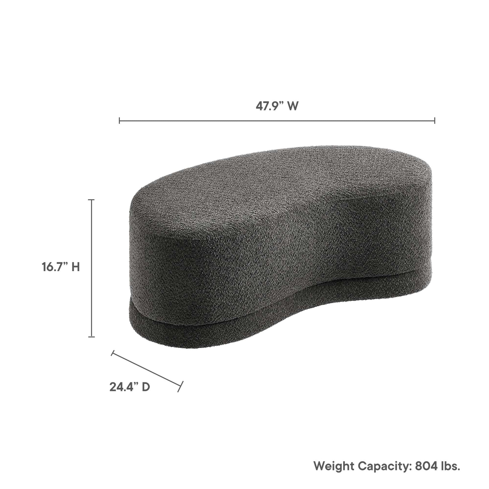 Nimbus 48" Upholstered Ottoman Bench by Modway - Best Buy Furniture