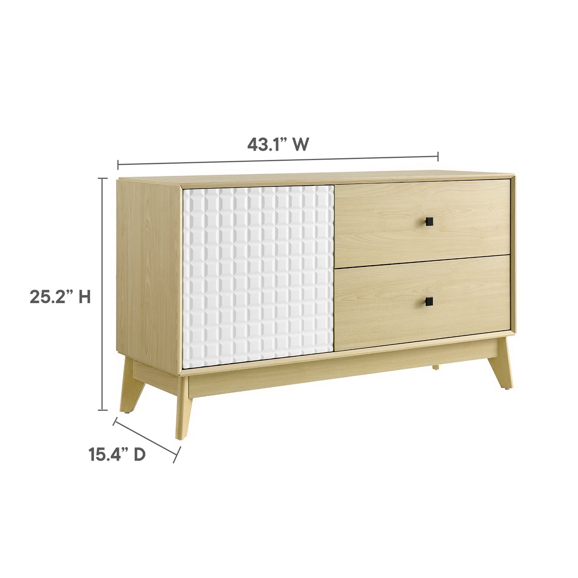 Nectar 43" Wood Grain Accent Cabinet by Modway - Best Buy Furniture