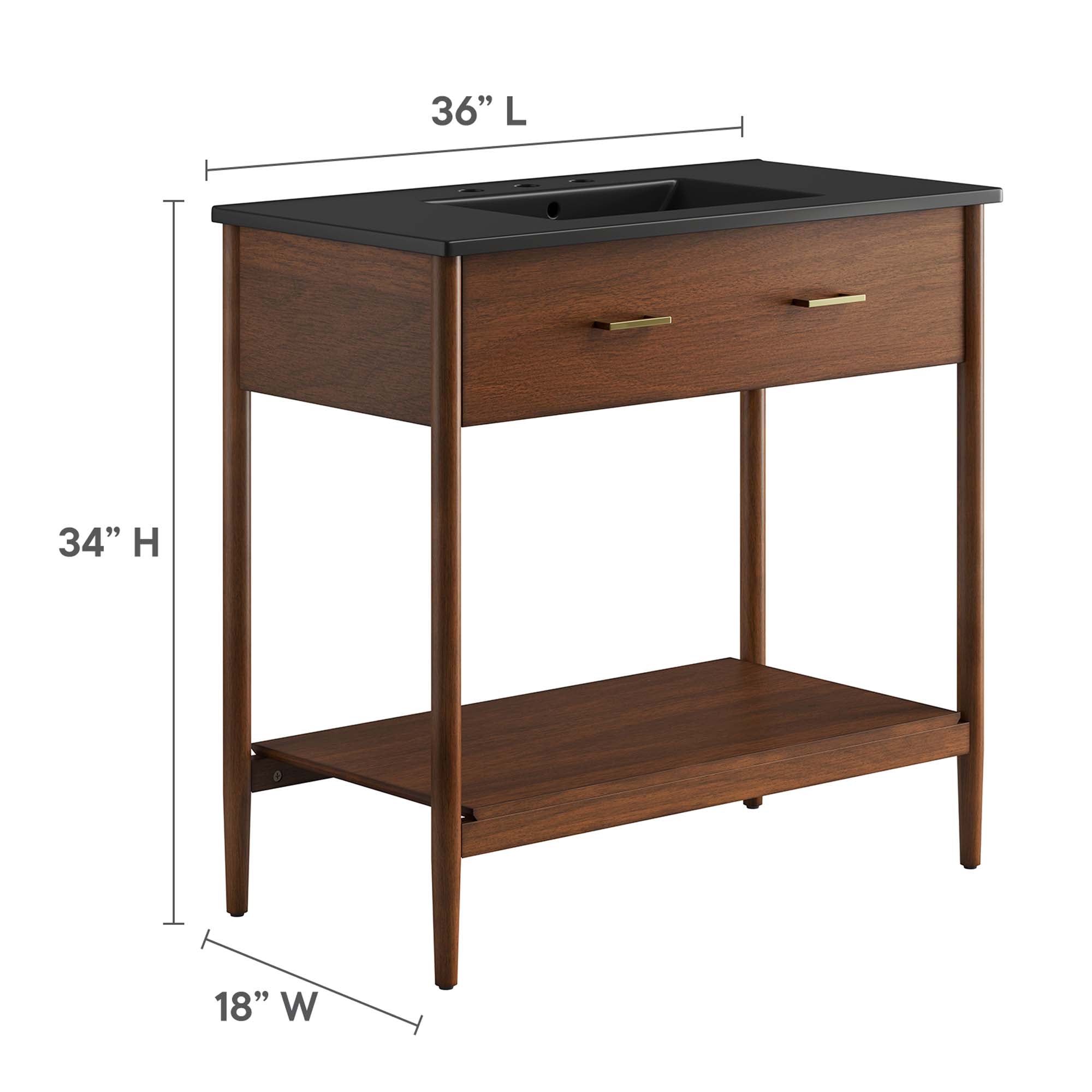 Zaire 36" Bathroom Vanity by Modway