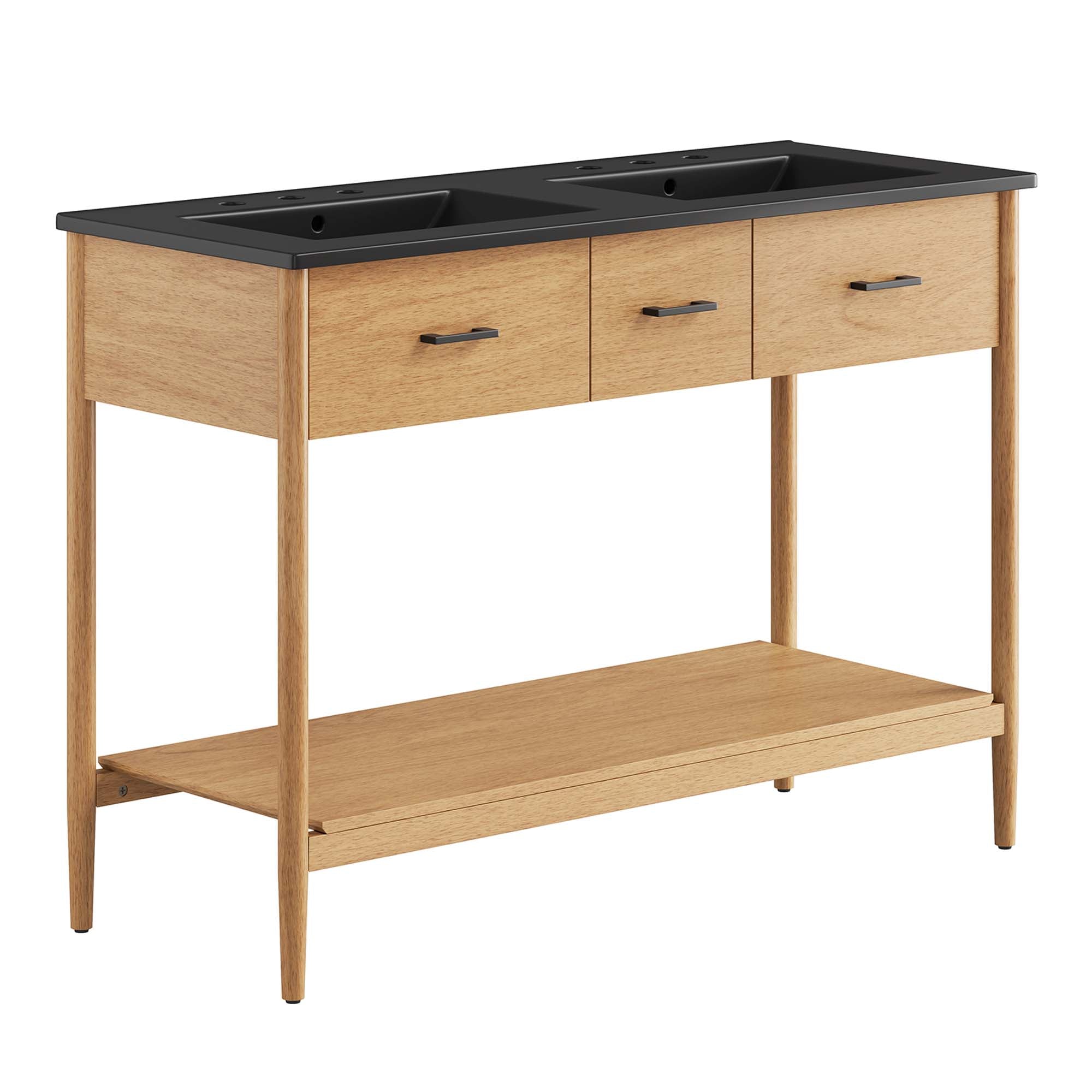 Zaire 48" Double Sink Bathroom Vanity by Modway