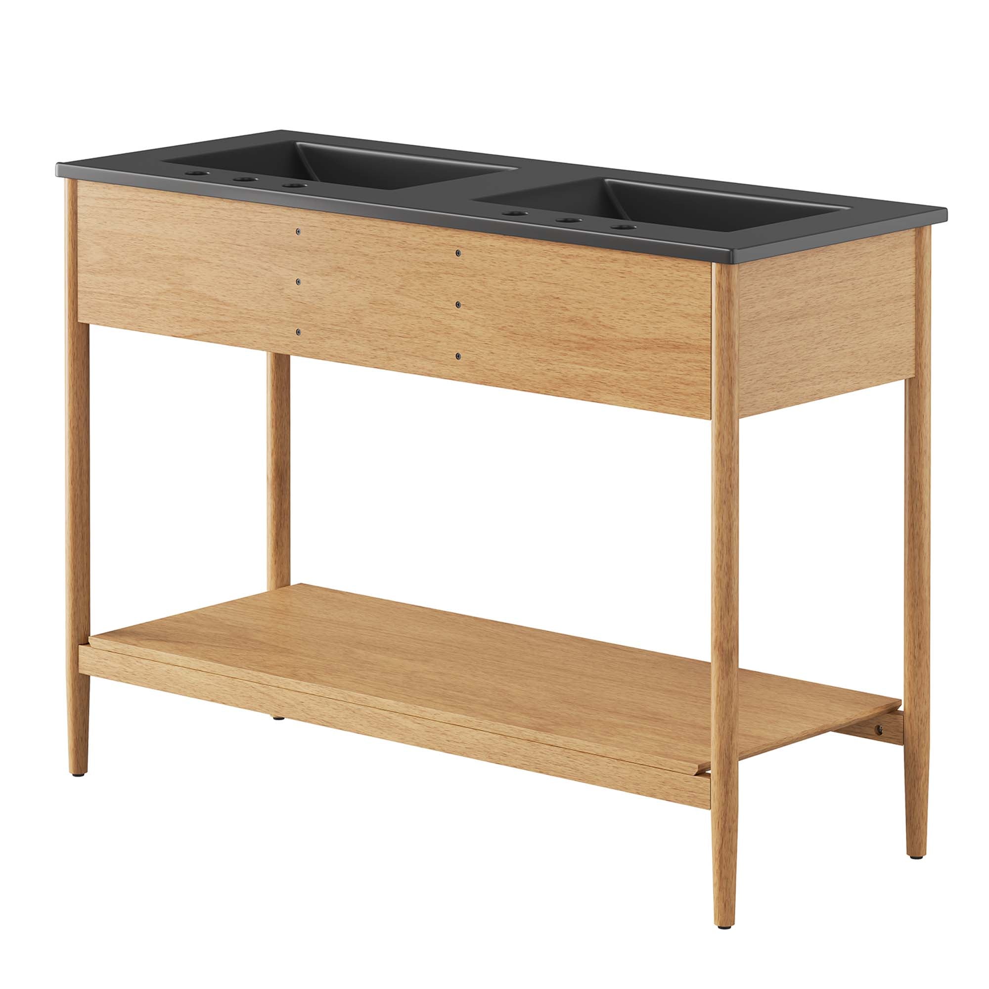 Zaire 48" Double Sink Bathroom Vanity by Modway