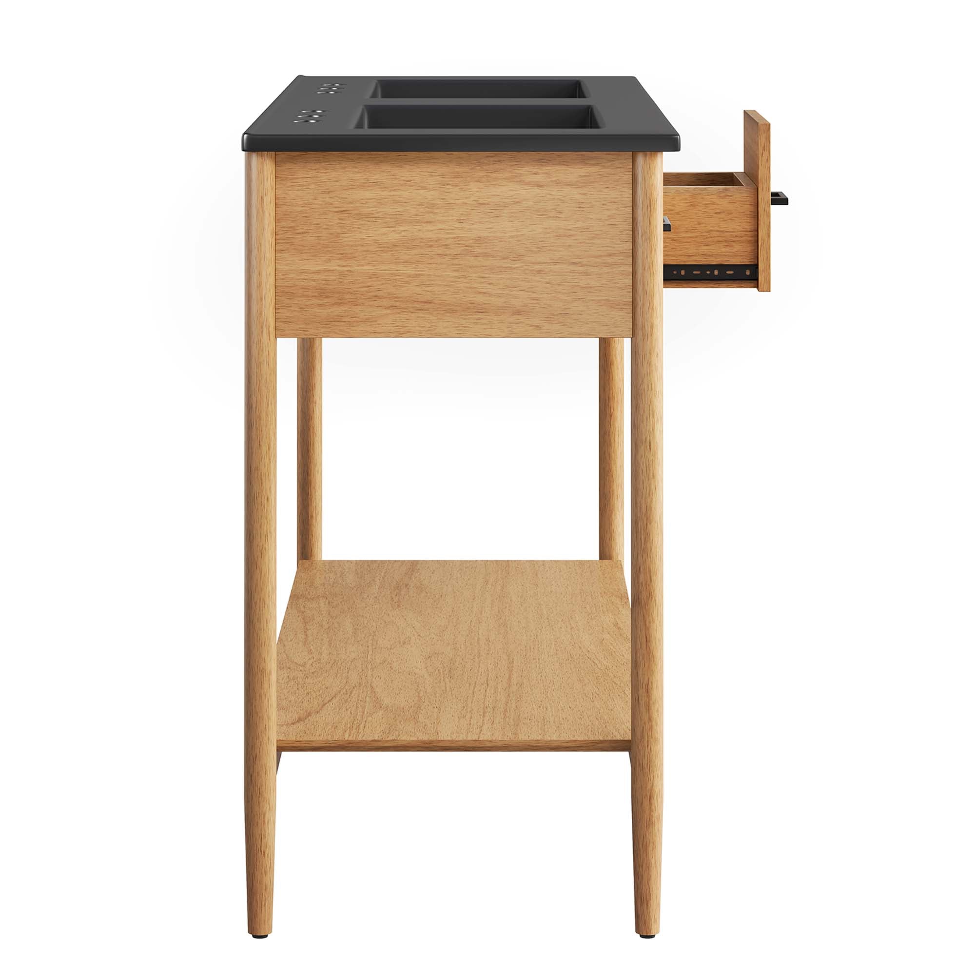 Zaire 48" Double Sink Bathroom Vanity by Modway
