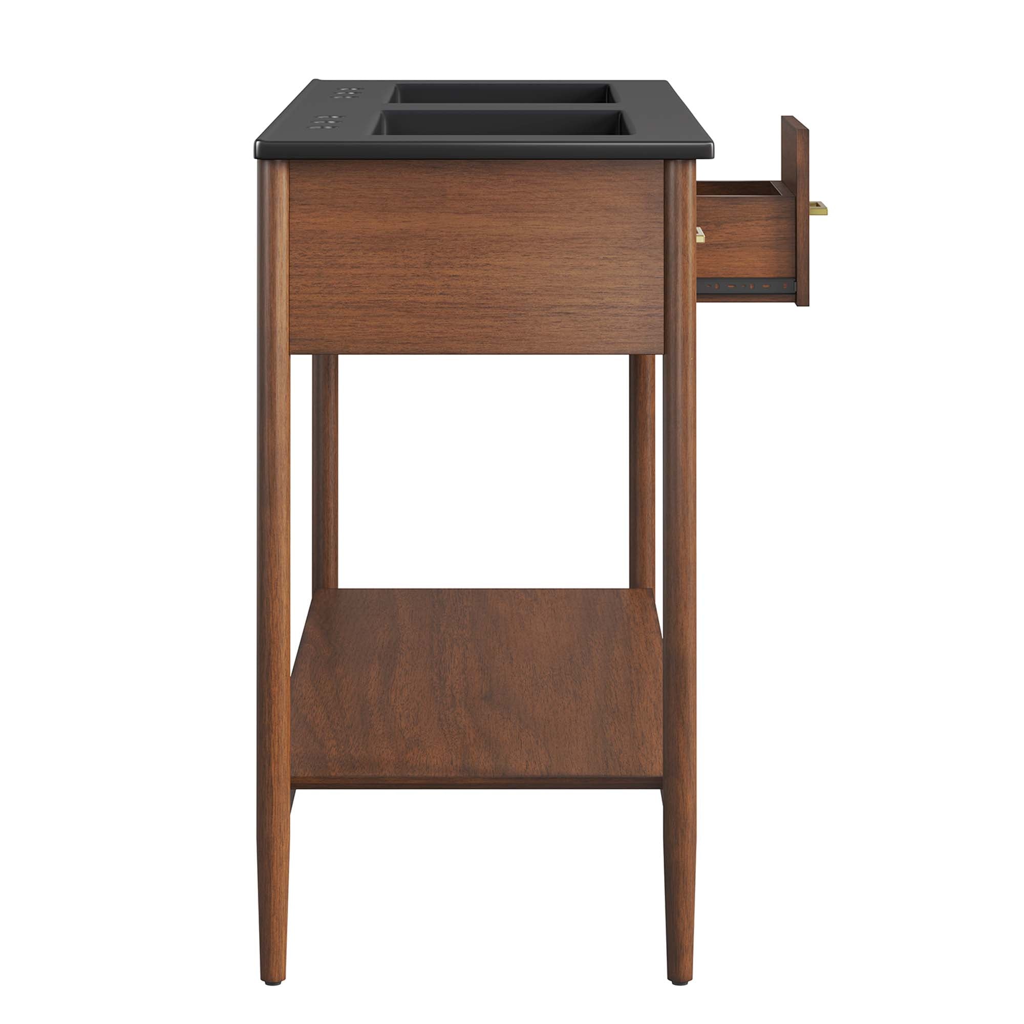 Zaire 48" Double Sink Bathroom Vanity by Modway