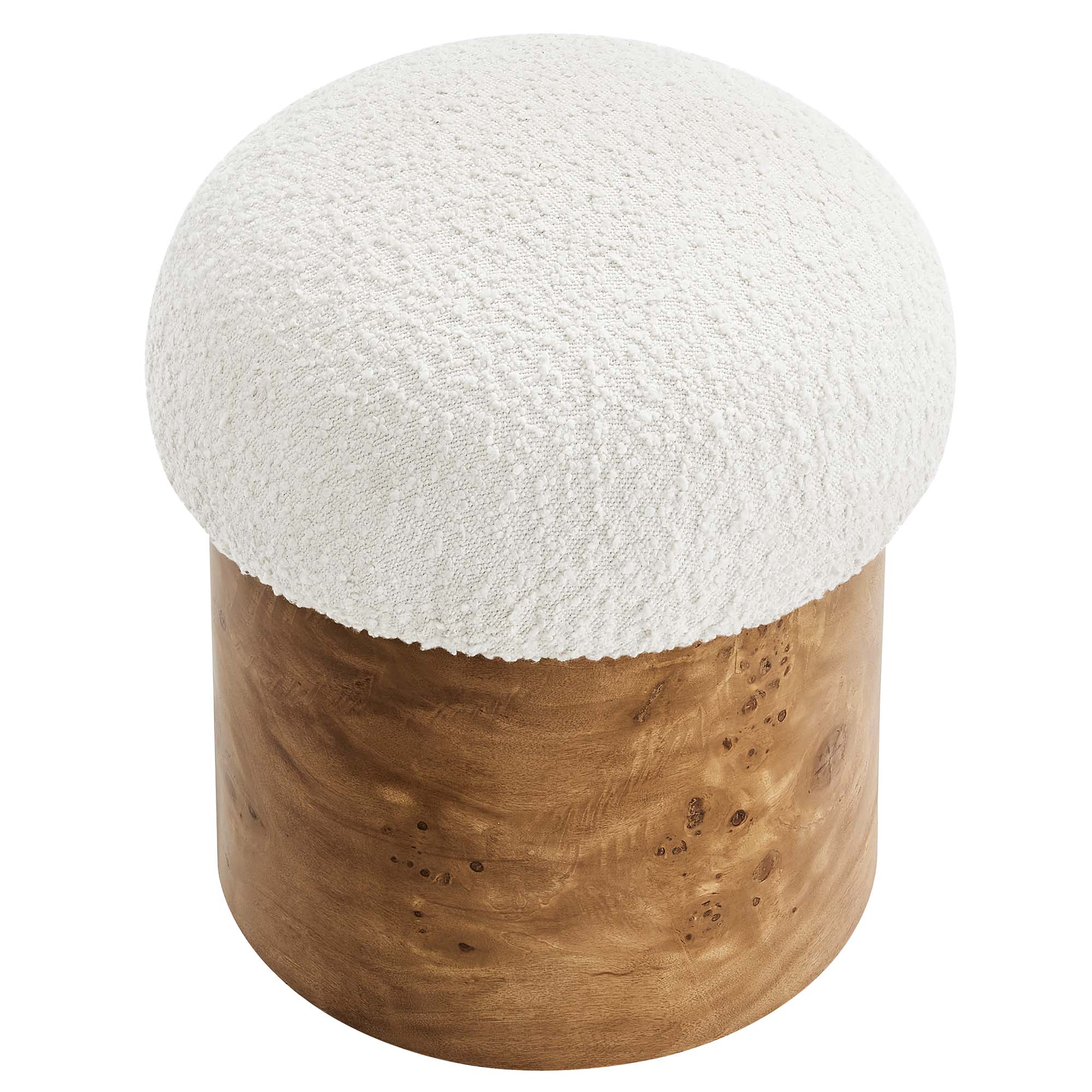 Breeze Boucle Upholstered Ottoman by Modway