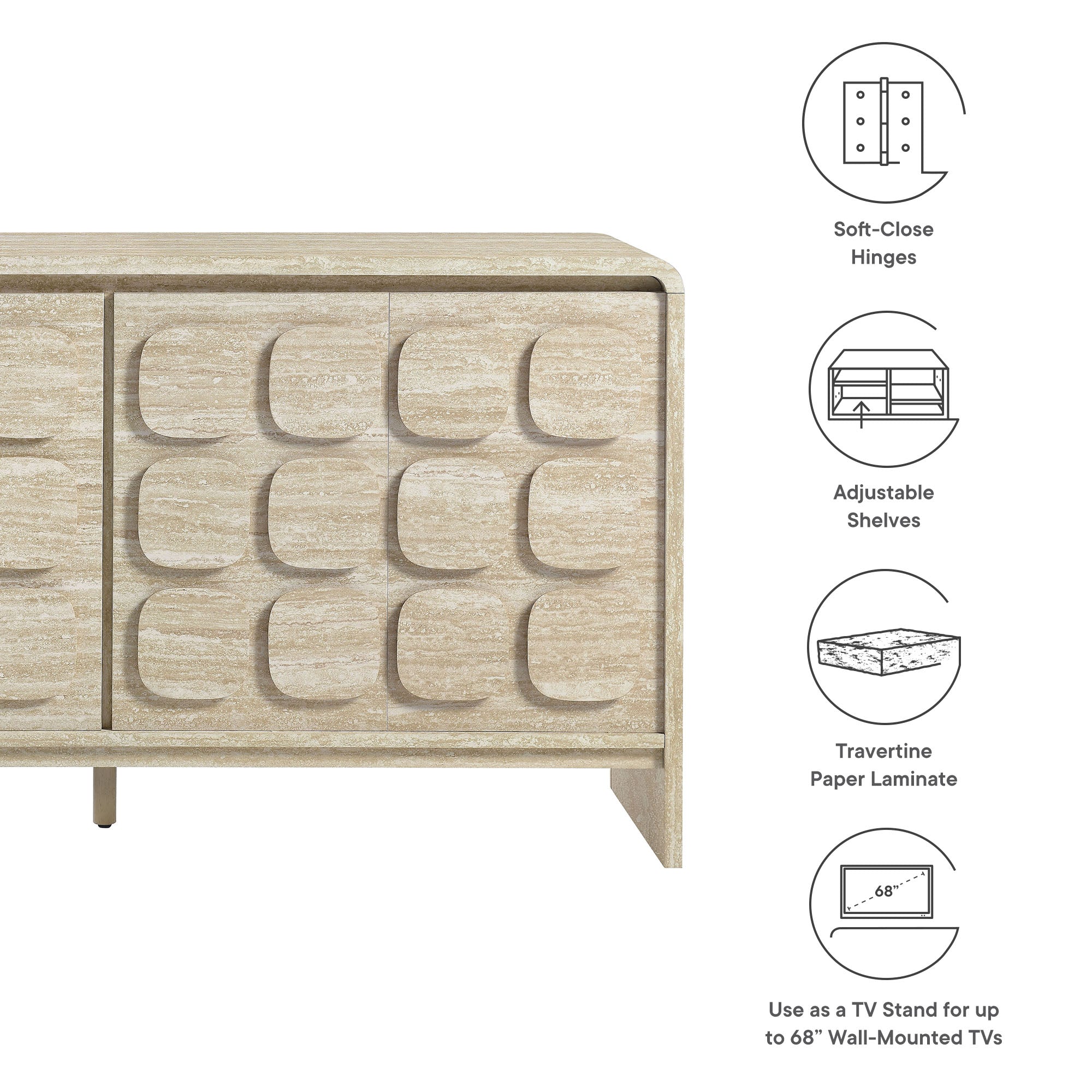 Toscana 61" Sideboard by Modway