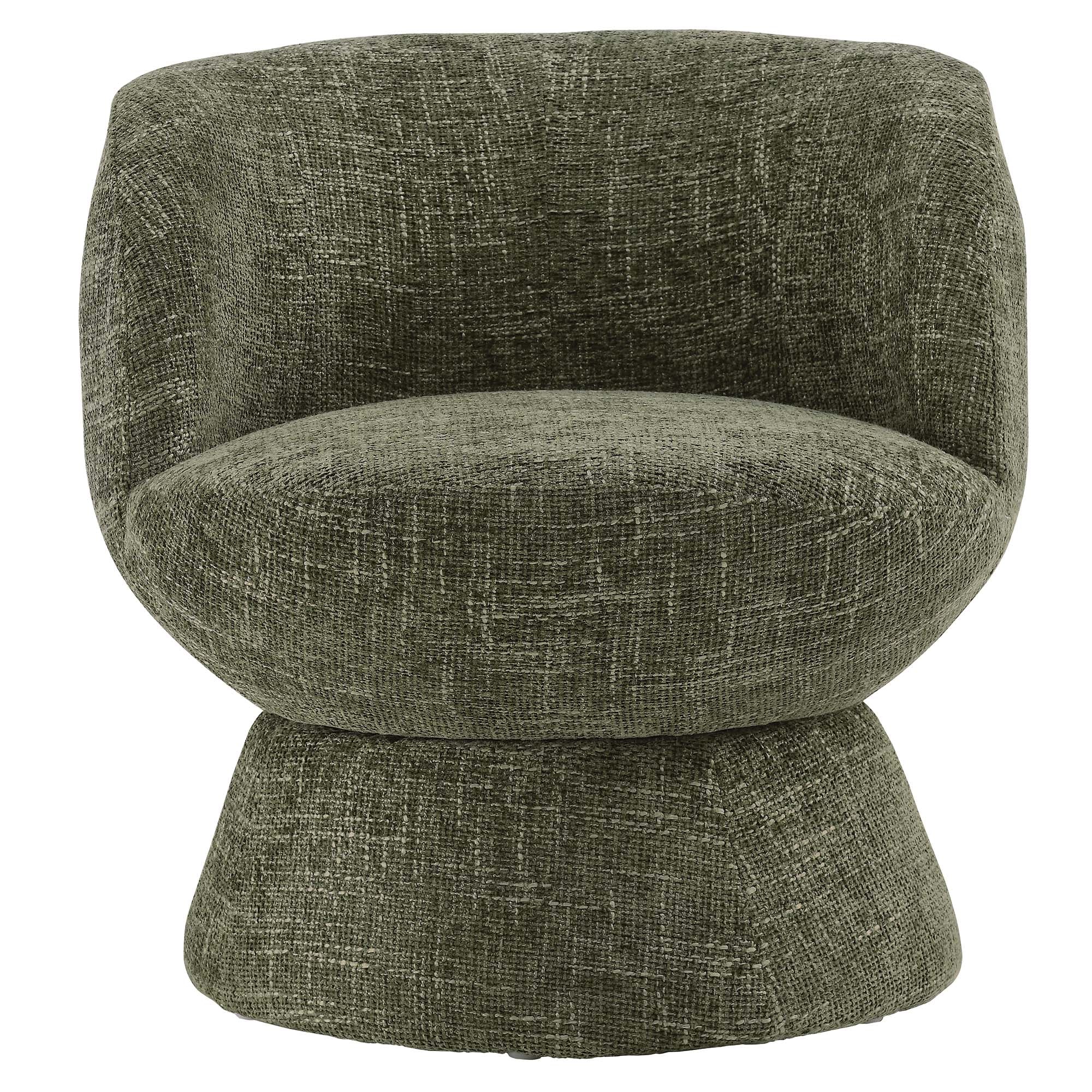 Vesta Chenille Fabric Upholstered Swivel Chair by Modway