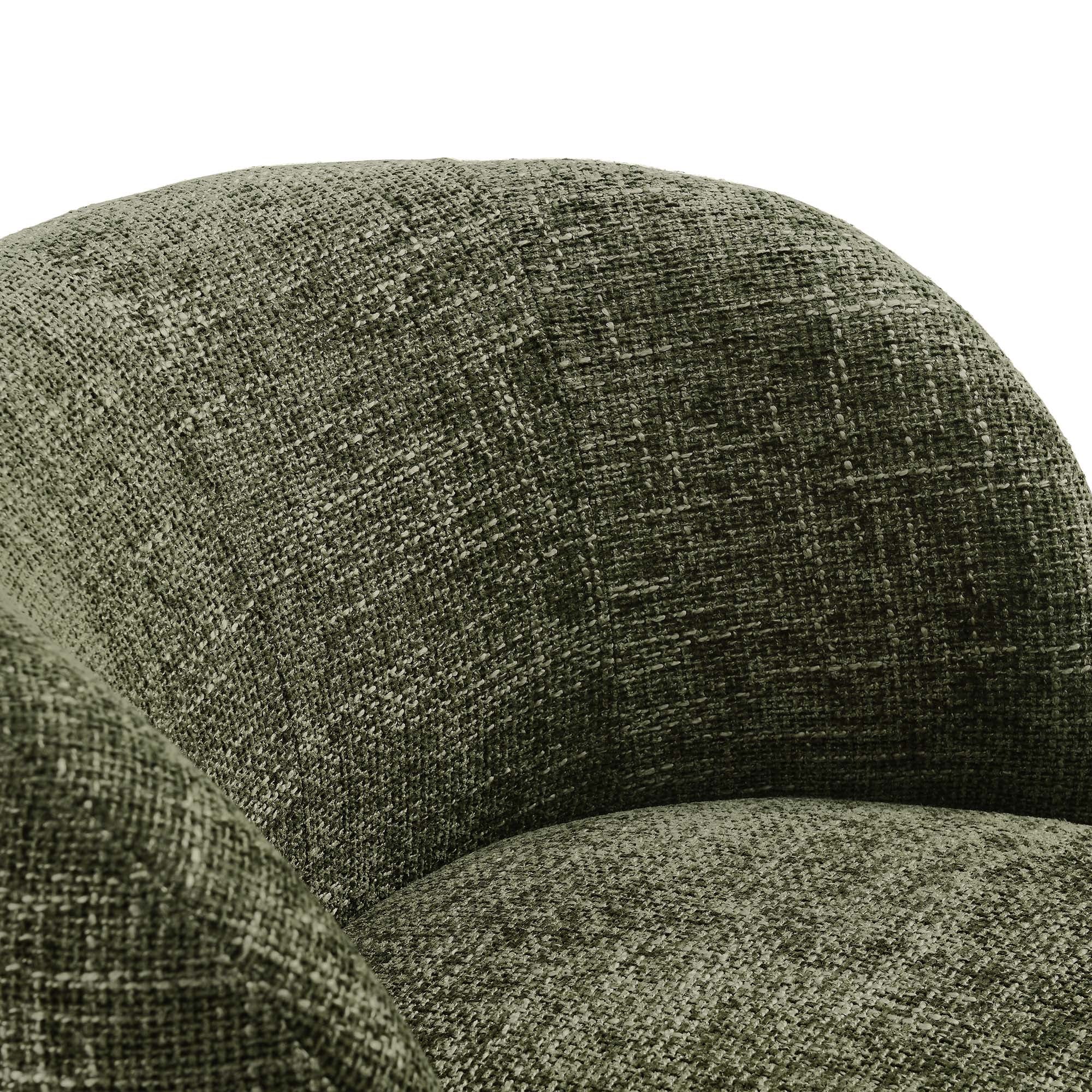 Vesta Chenille Fabric Upholstered Swivel Chair by Modway