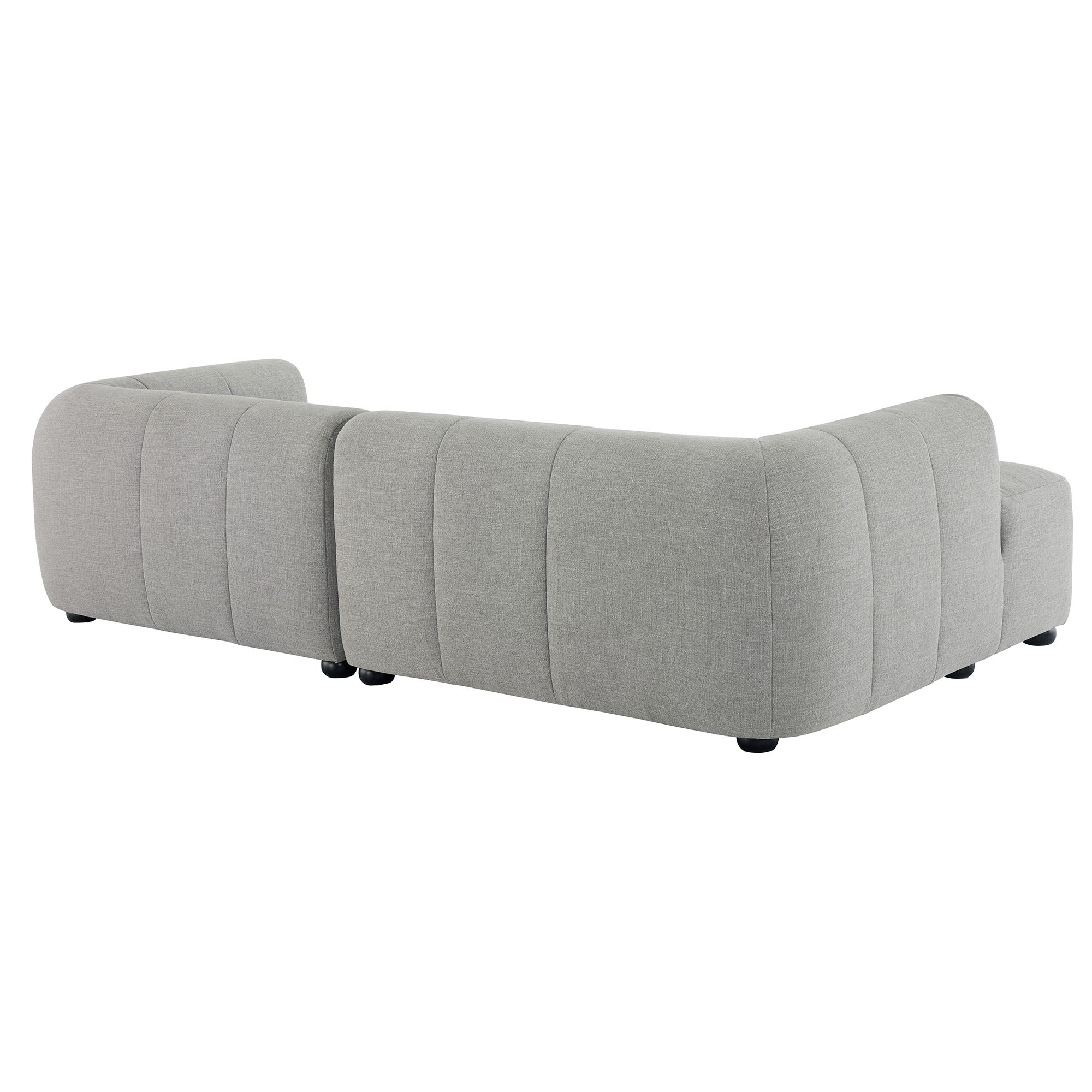 Liana Left-Facing Upholstered Fabric Modular Sofa with Chaise by Modway - Best Buy Furniture