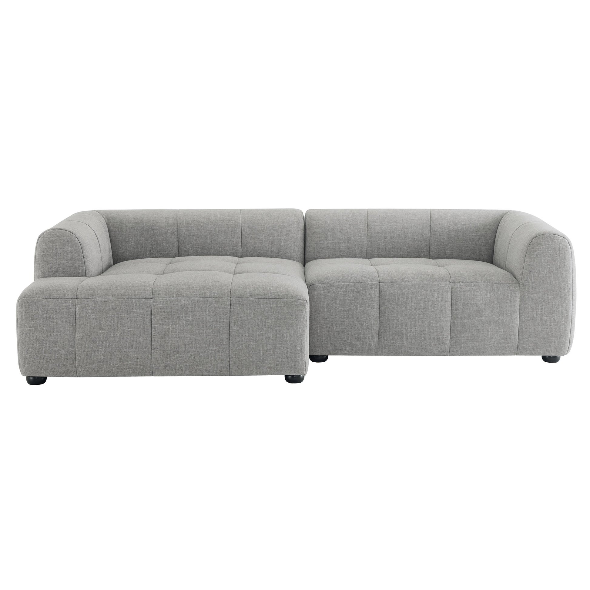 Liana Left-Facing Upholstered Fabric Modular Sofa with Chaise by Modway - Best Buy Furniture