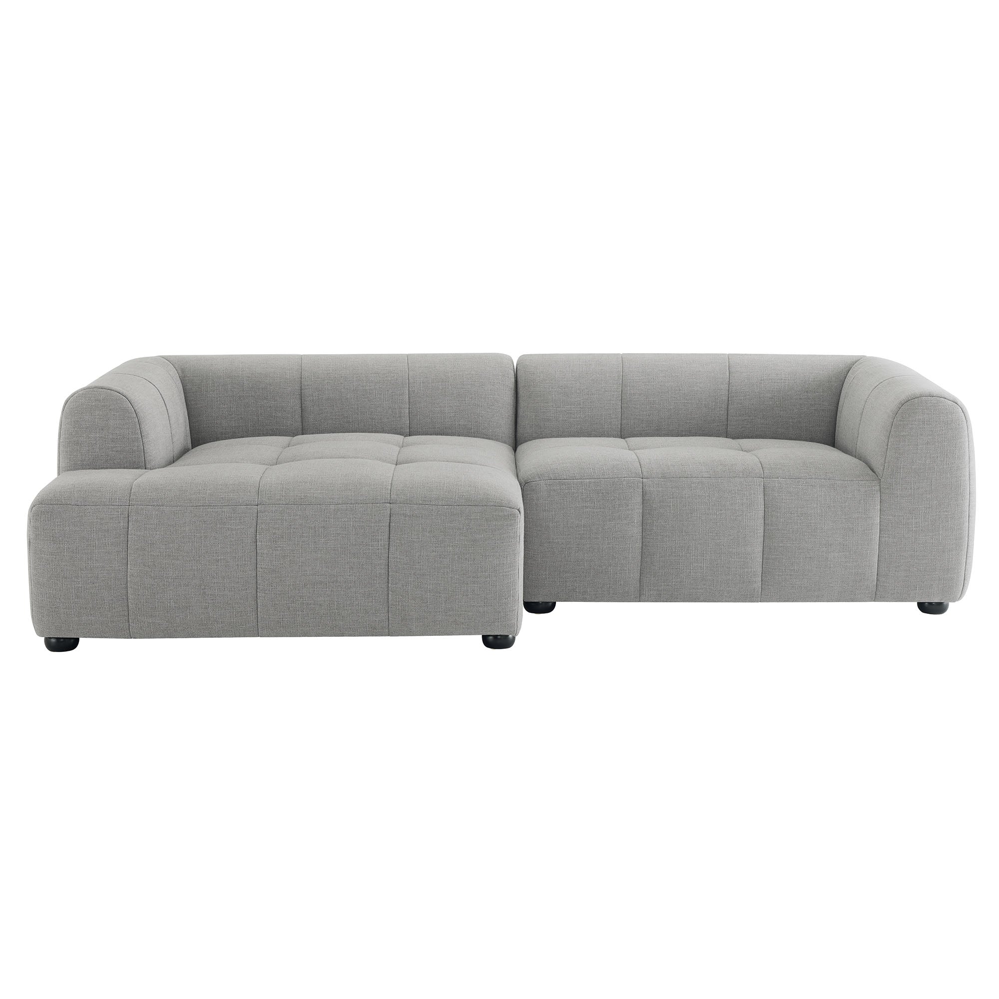 Liana Left-Facing Upholstered Fabric Modular Sofa with Chaise by Modway - Best Buy Furniture