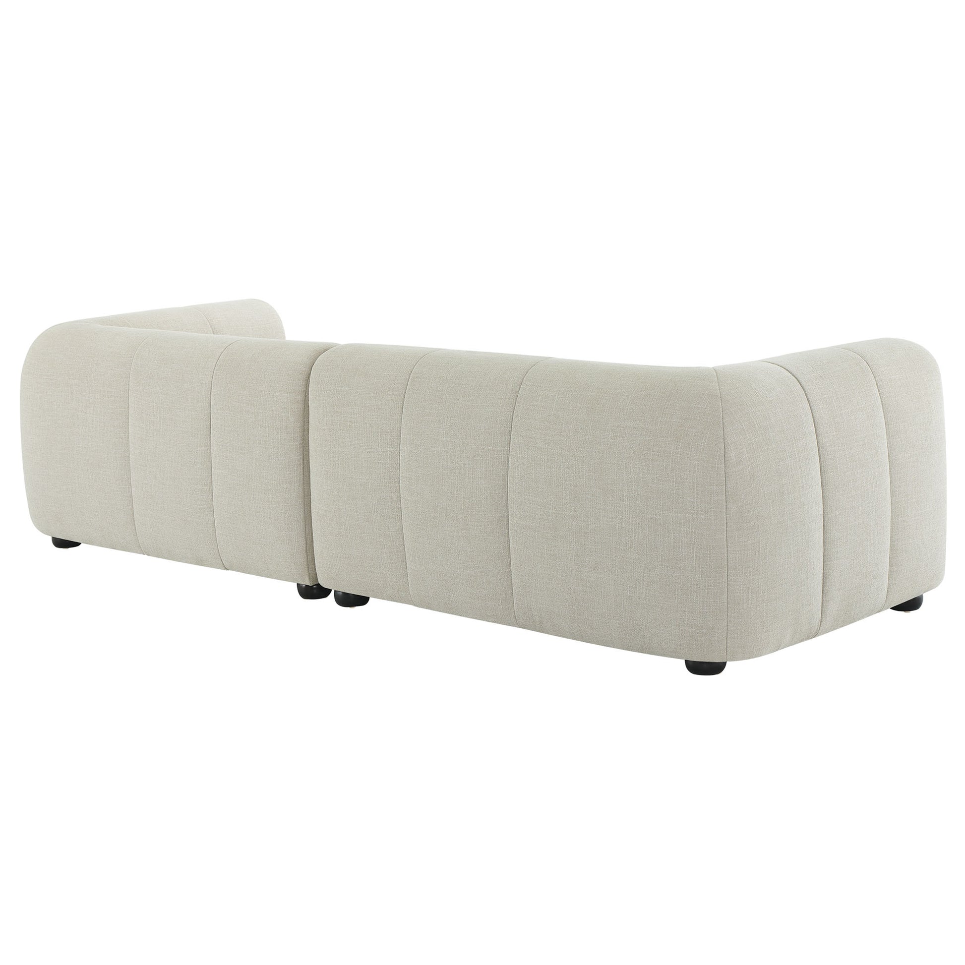Liana Right-Facing Upholstered Fabric Modular Sofa with Chaise by Modway - Best Buy Furniture