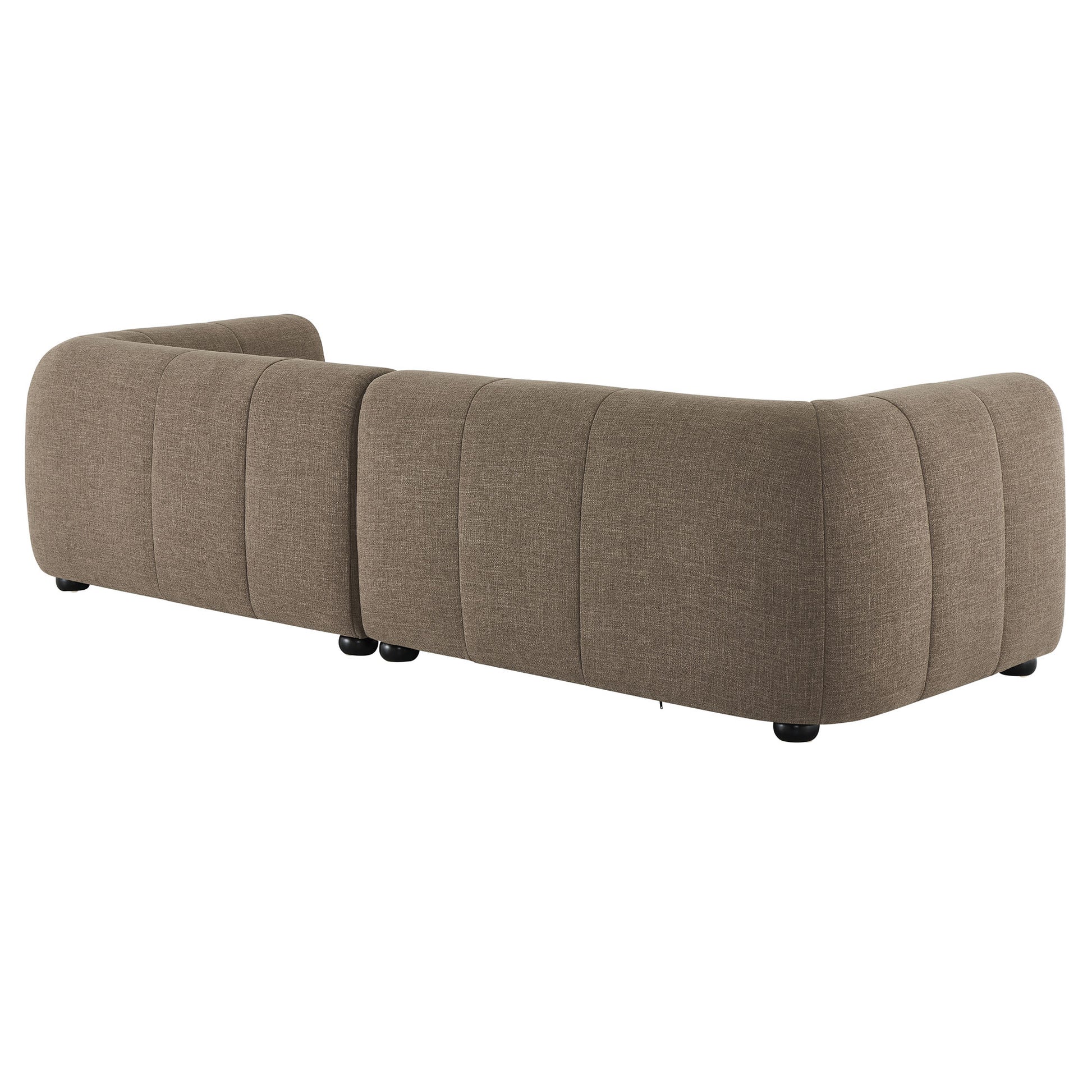 Liana Right-Facing Upholstered Fabric Modular Sofa with Chaise by Modway - Best Buy Furniture