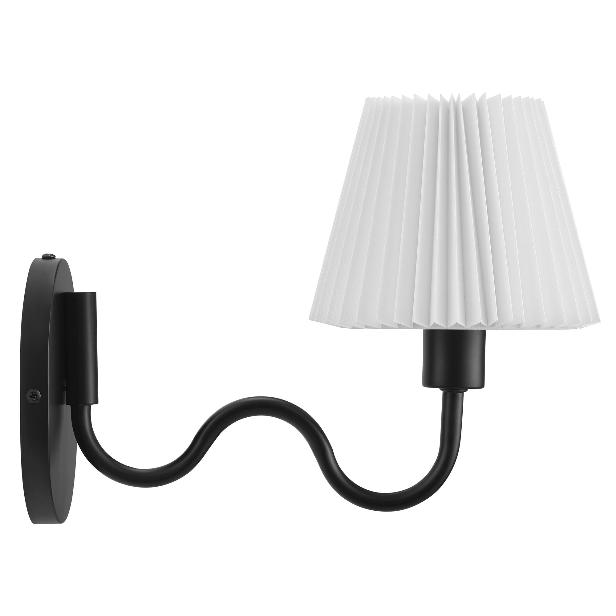 Wave Squiggle Arm Wall Sconce by Modway