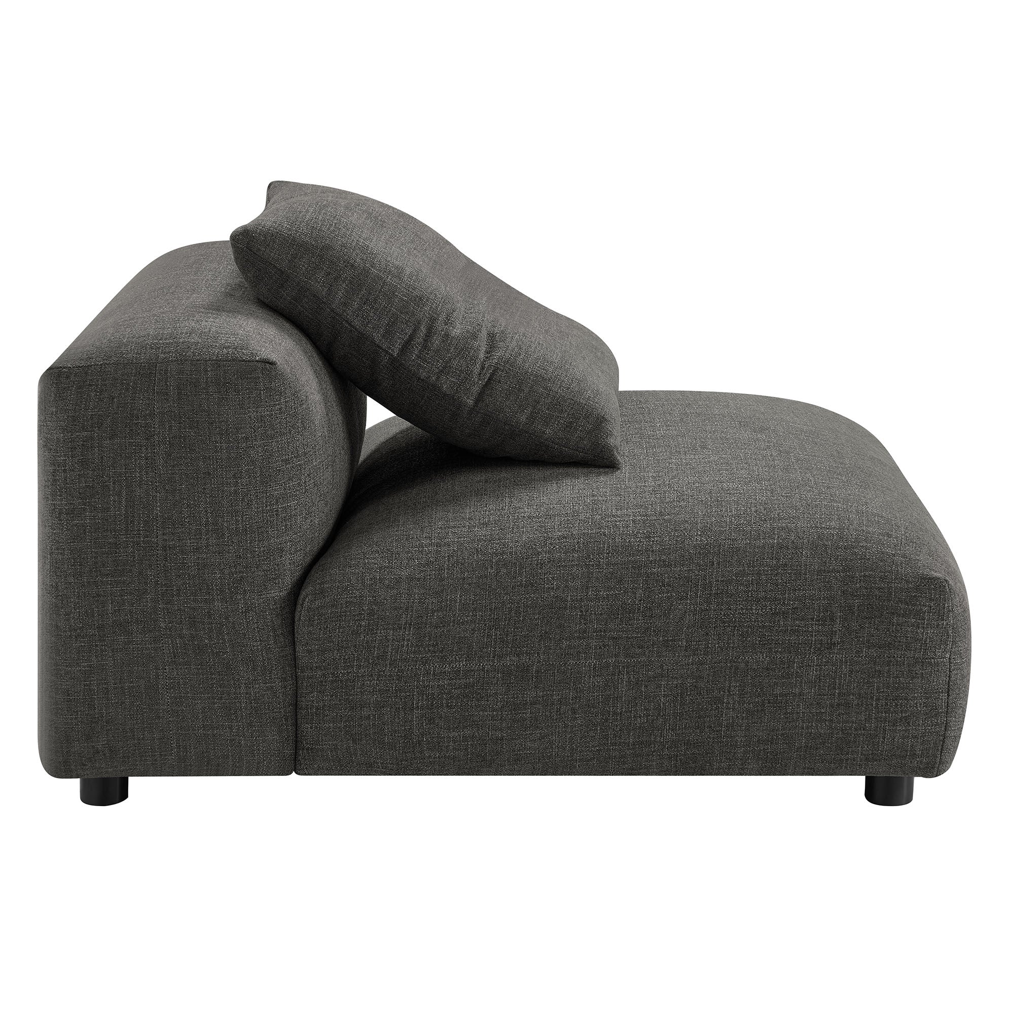 Solace Modular Upholstered Fabric Armless Chair by Modway