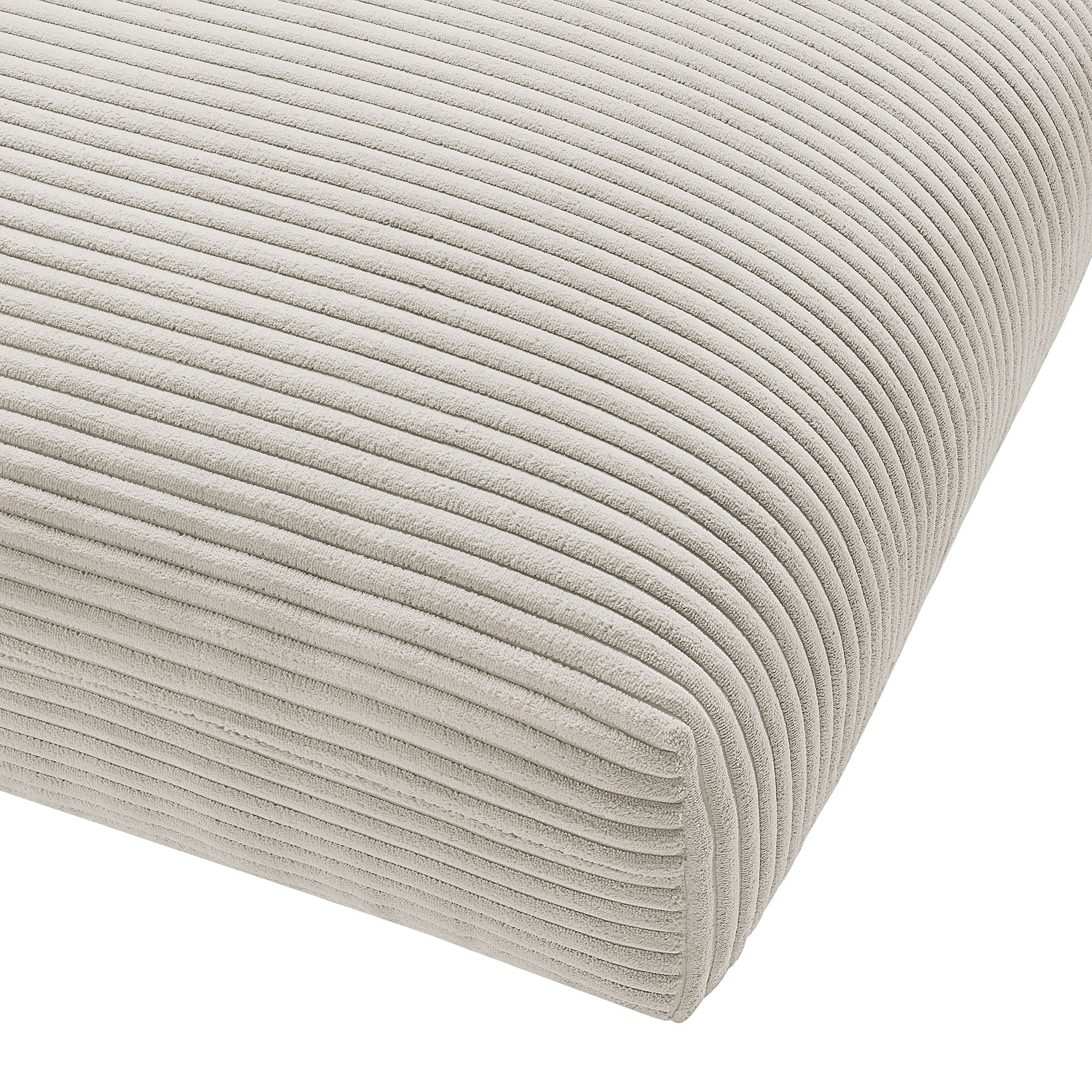 Solace Modular Corduroy Upholstered Ottoman by Modway