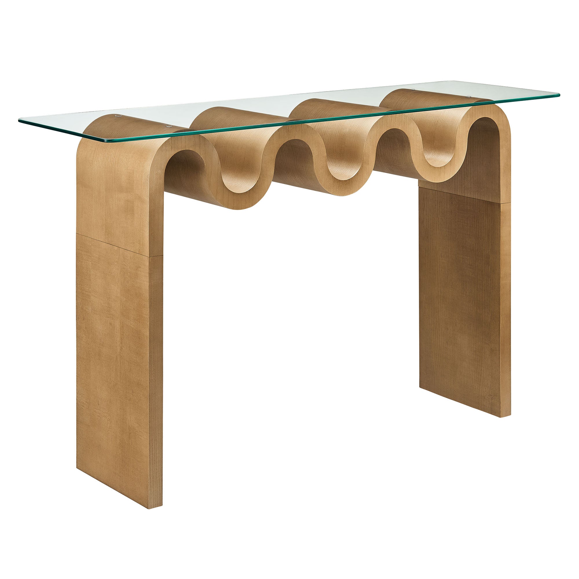 Ondine Glass Top 50" Console Table by Modway - Best Buy Furniture
