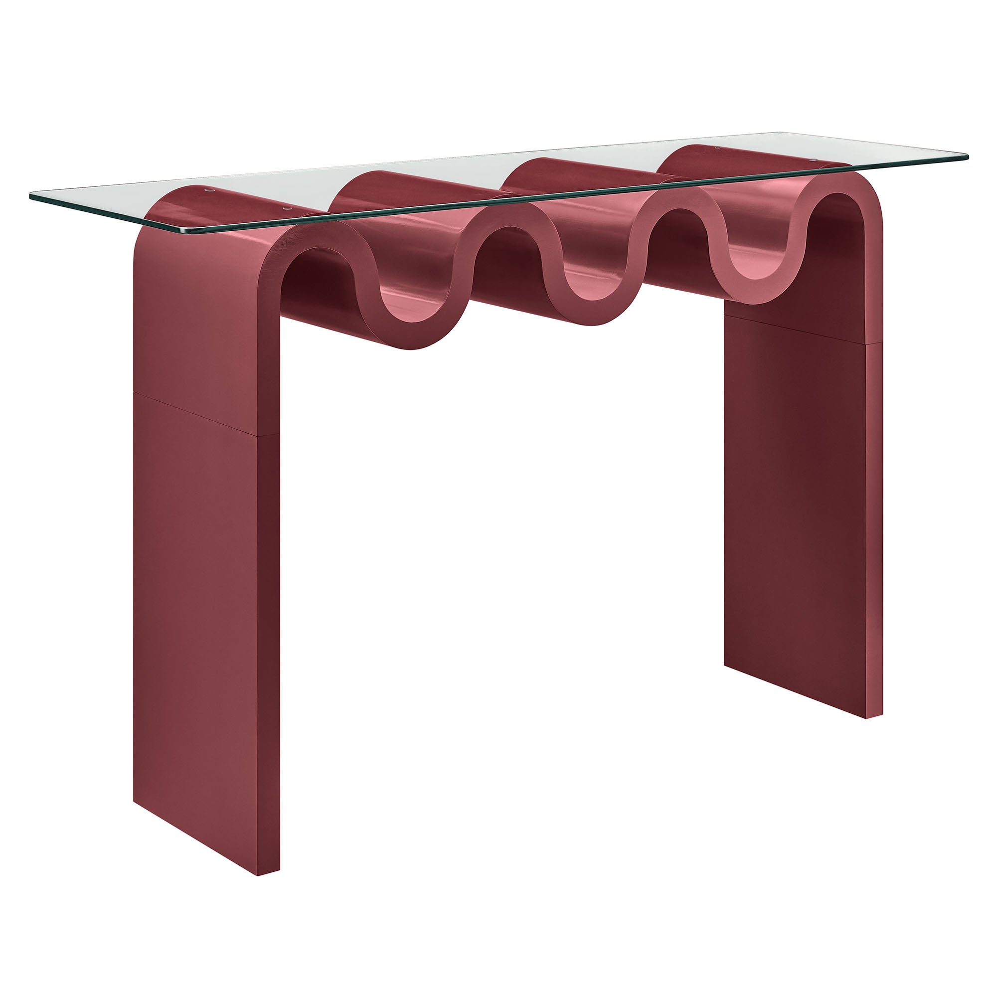 Ondine Glass Top 50" Console Table by Modway - Best Buy Furniture