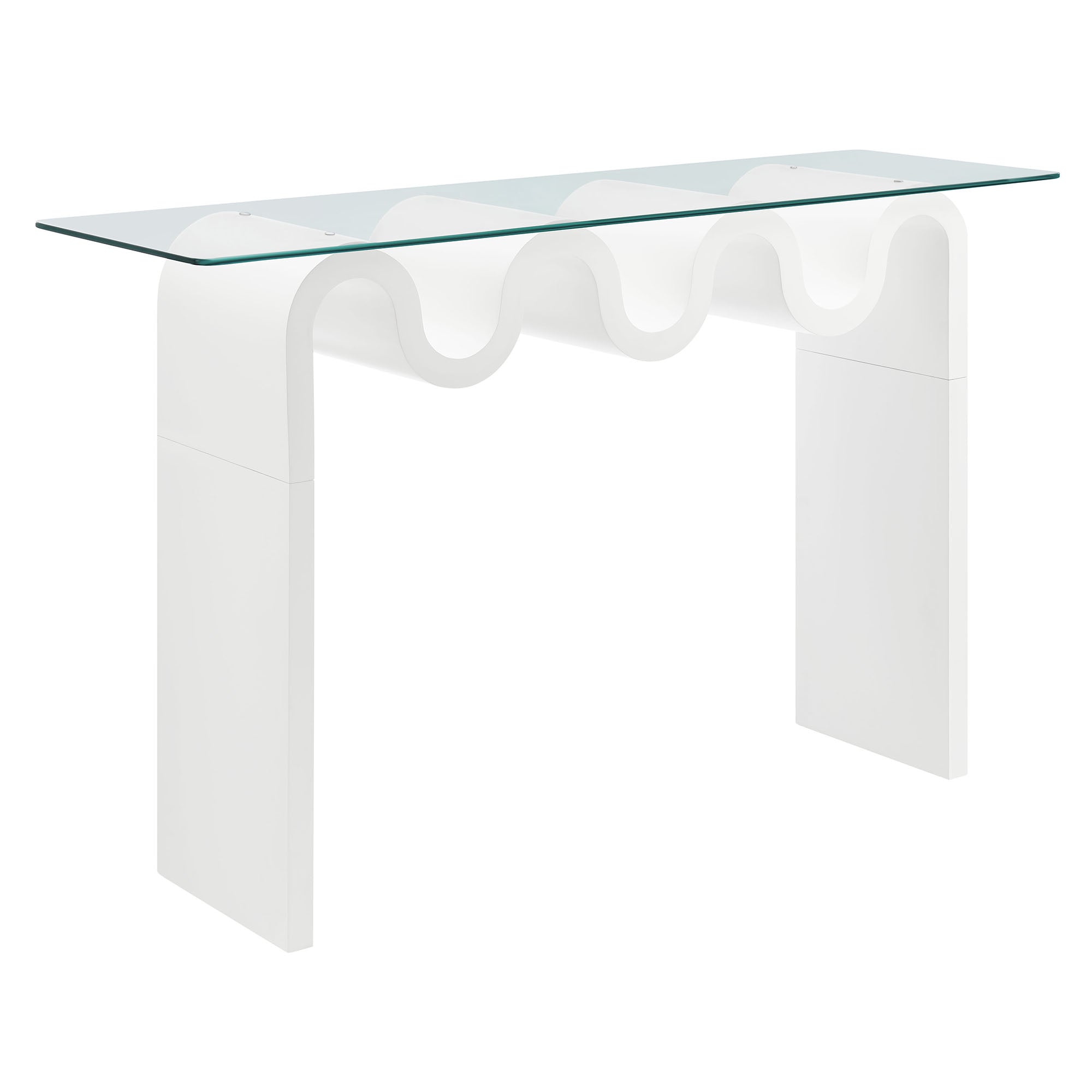 Ondine Glass Top 50" Console Table by Modway - Best Buy Furniture