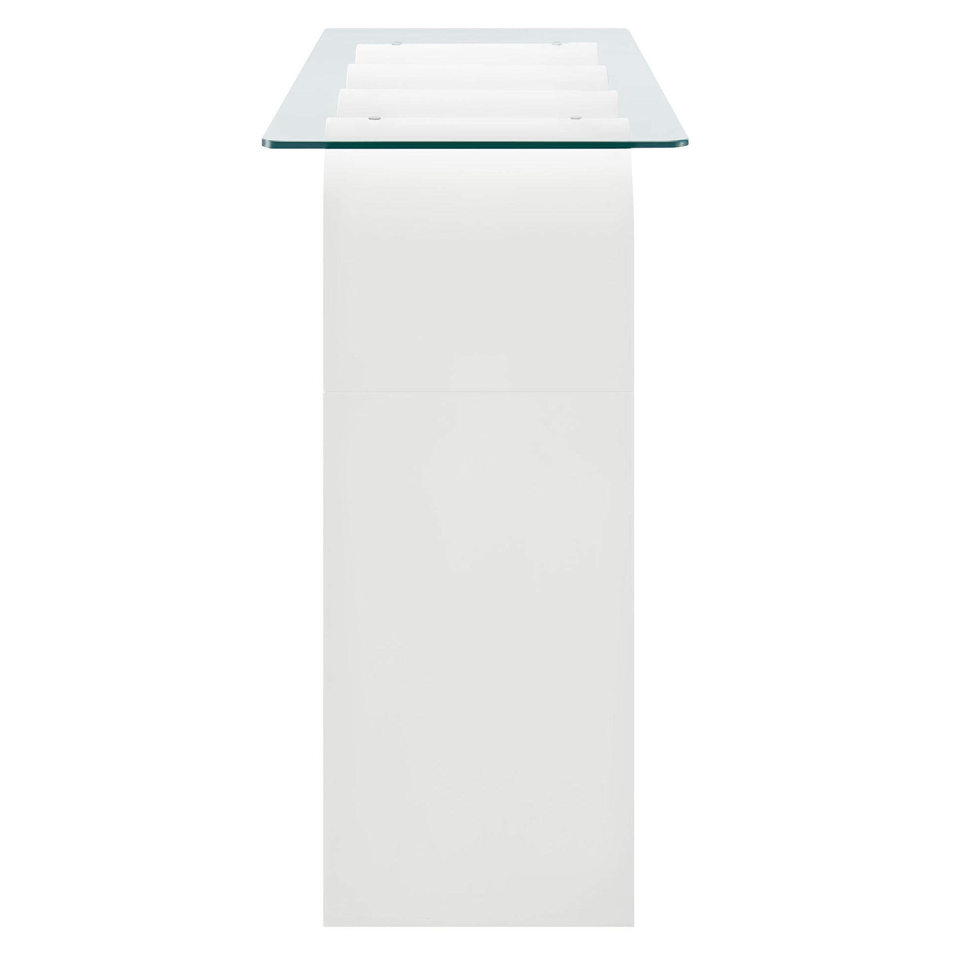 Ondine Glass Top 50" Console Table by Modway - Best Buy Furniture