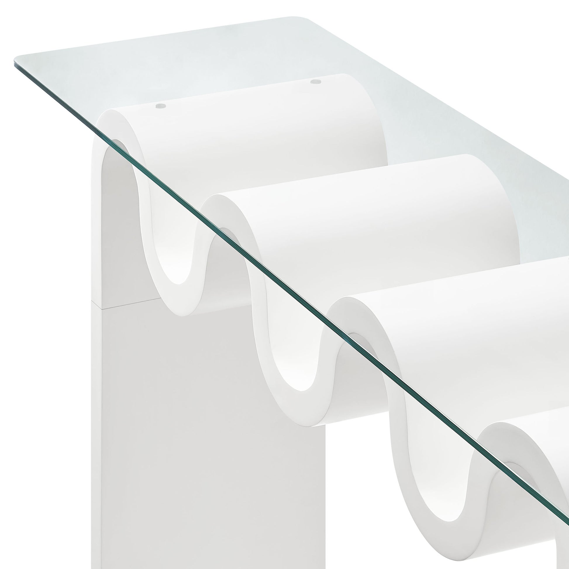 Ondine Glass Top 50" Console Table by Modway - Best Buy Furniture