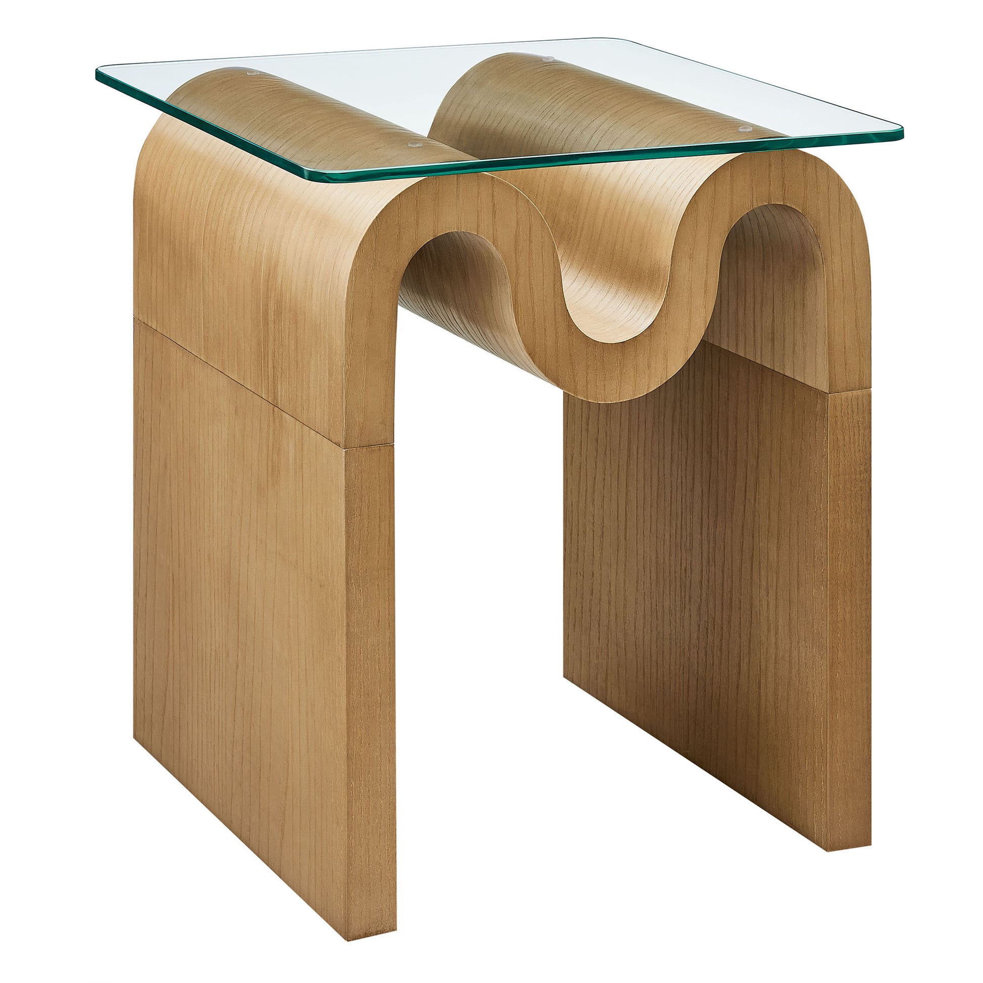 Ondine Glass Top Side Table by Modway - Best Buy Furniture
