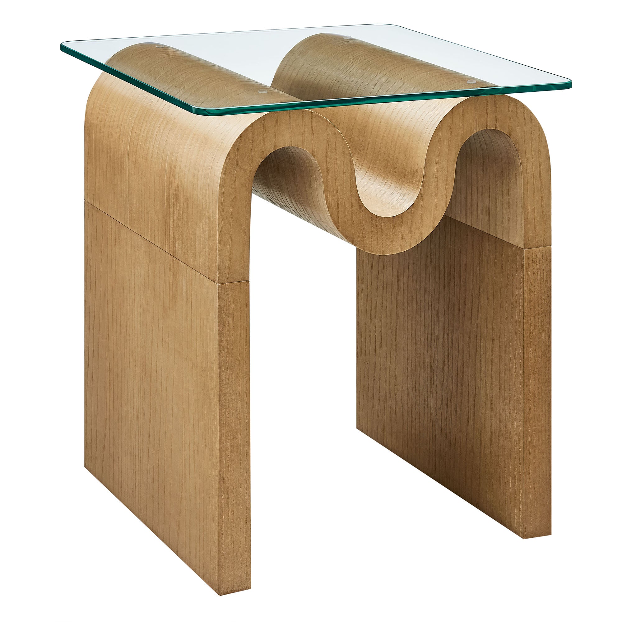 Ondine Glass Top Side Table by Modway - Best Buy Furniture