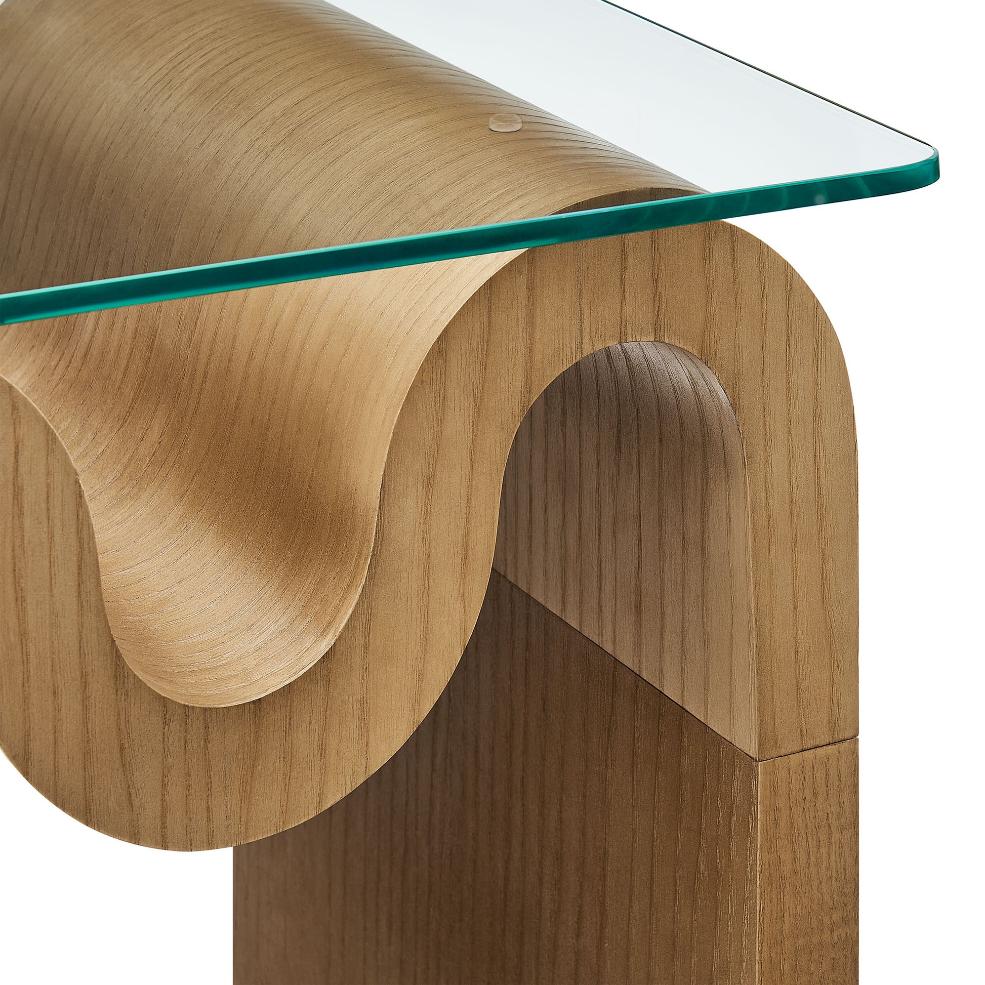 Ondine Glass Top Side Table by Modway - Best Buy Furniture