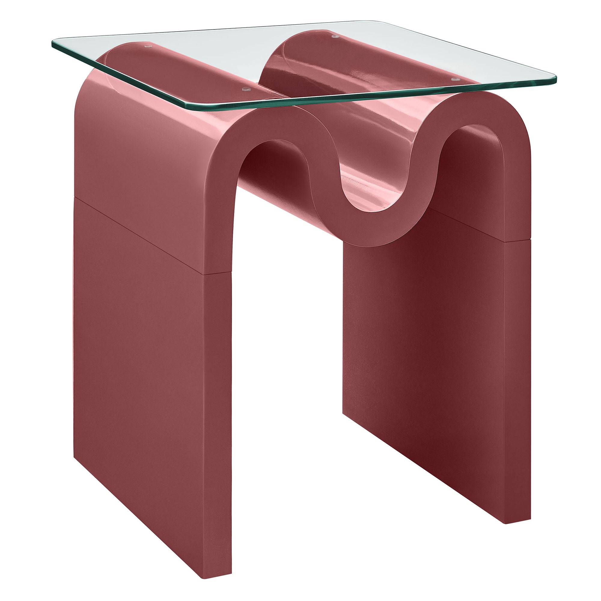 Ondine Glass Top Side Table by Modway - Best Buy Furniture