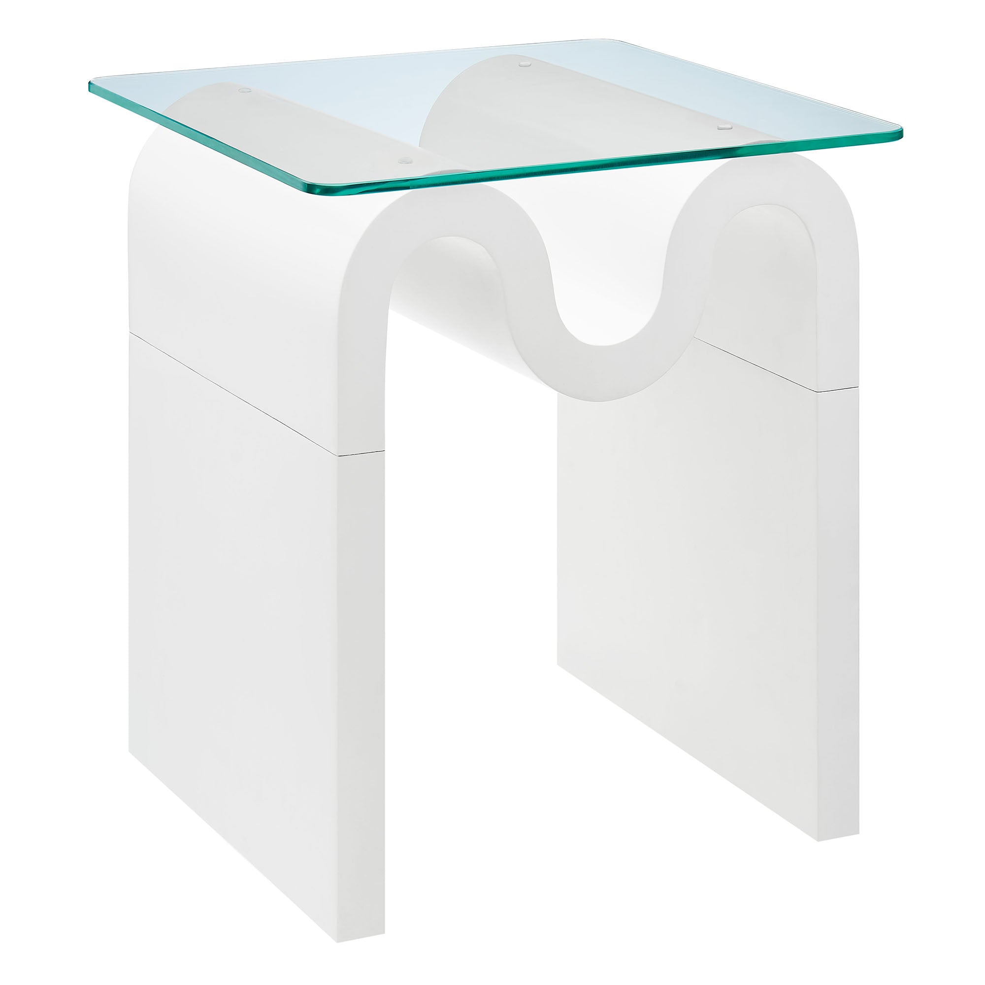 Ondine Glass Top Side Table by Modway - Best Buy Furniture