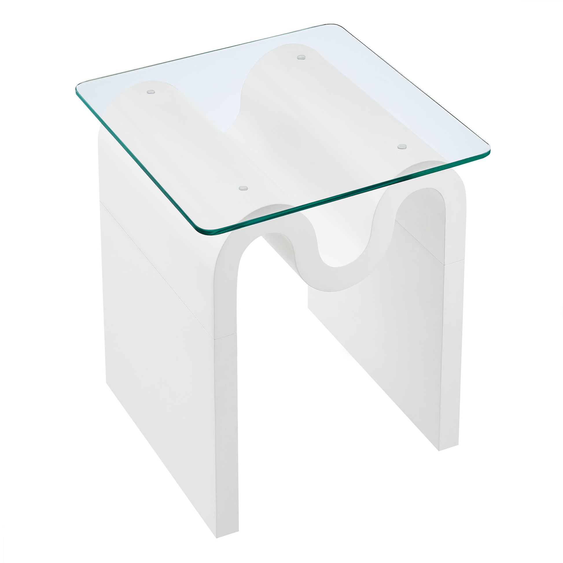 Ondine Glass Top Side Table by Modway - Best Buy Furniture