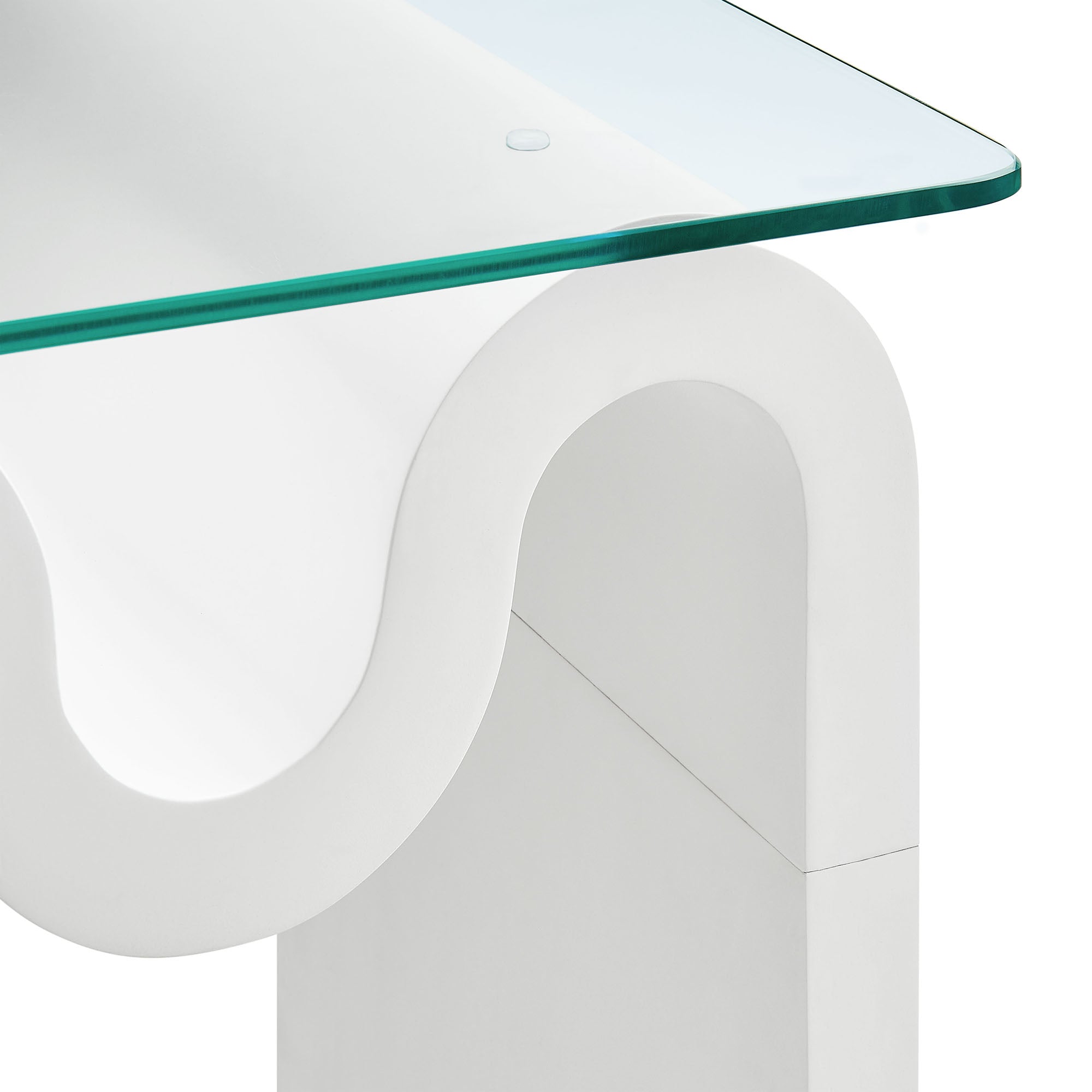 Ondine Glass Top Side Table by Modway - Best Buy Furniture