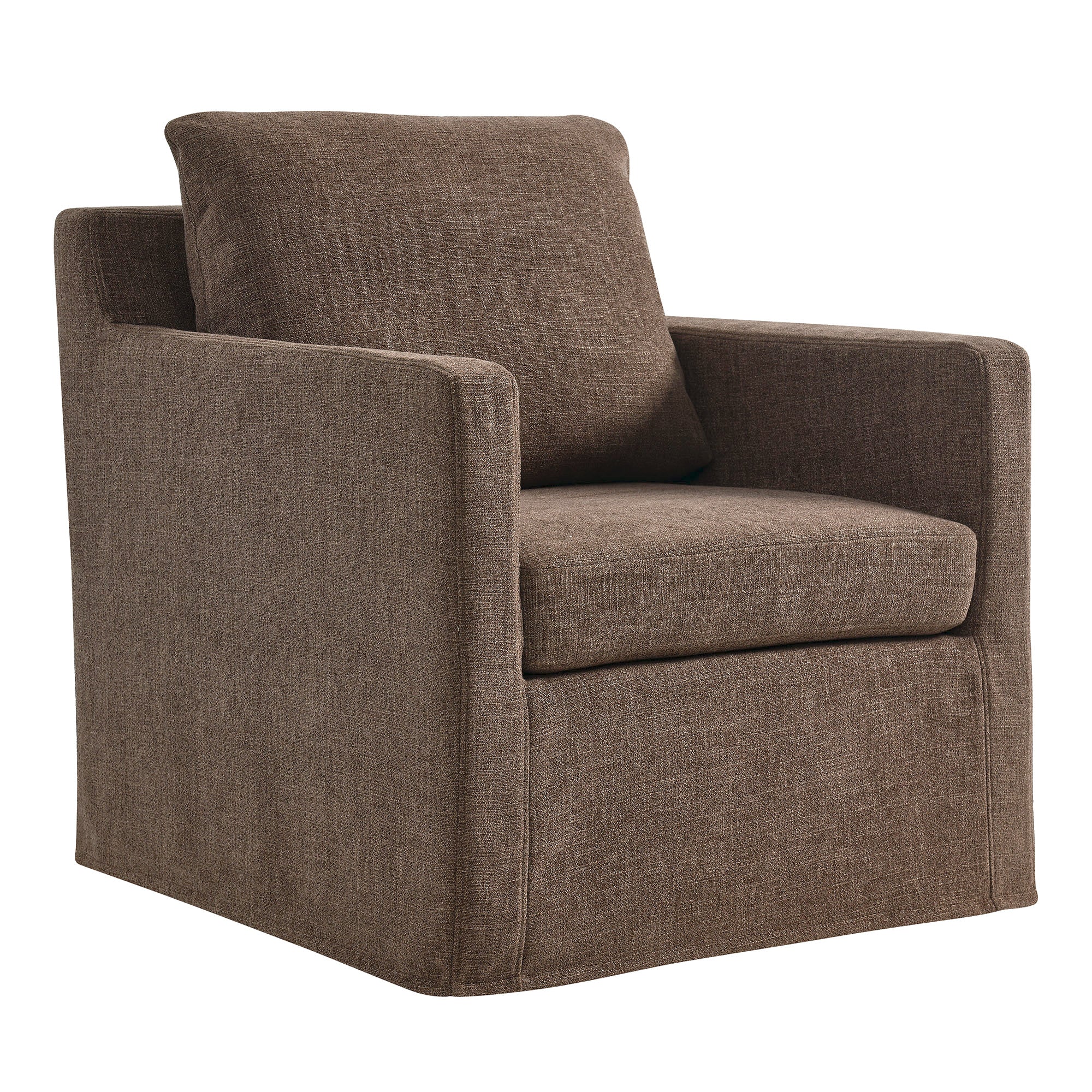 Serene Fabric Slipcovered Swivel Armchair by Modway